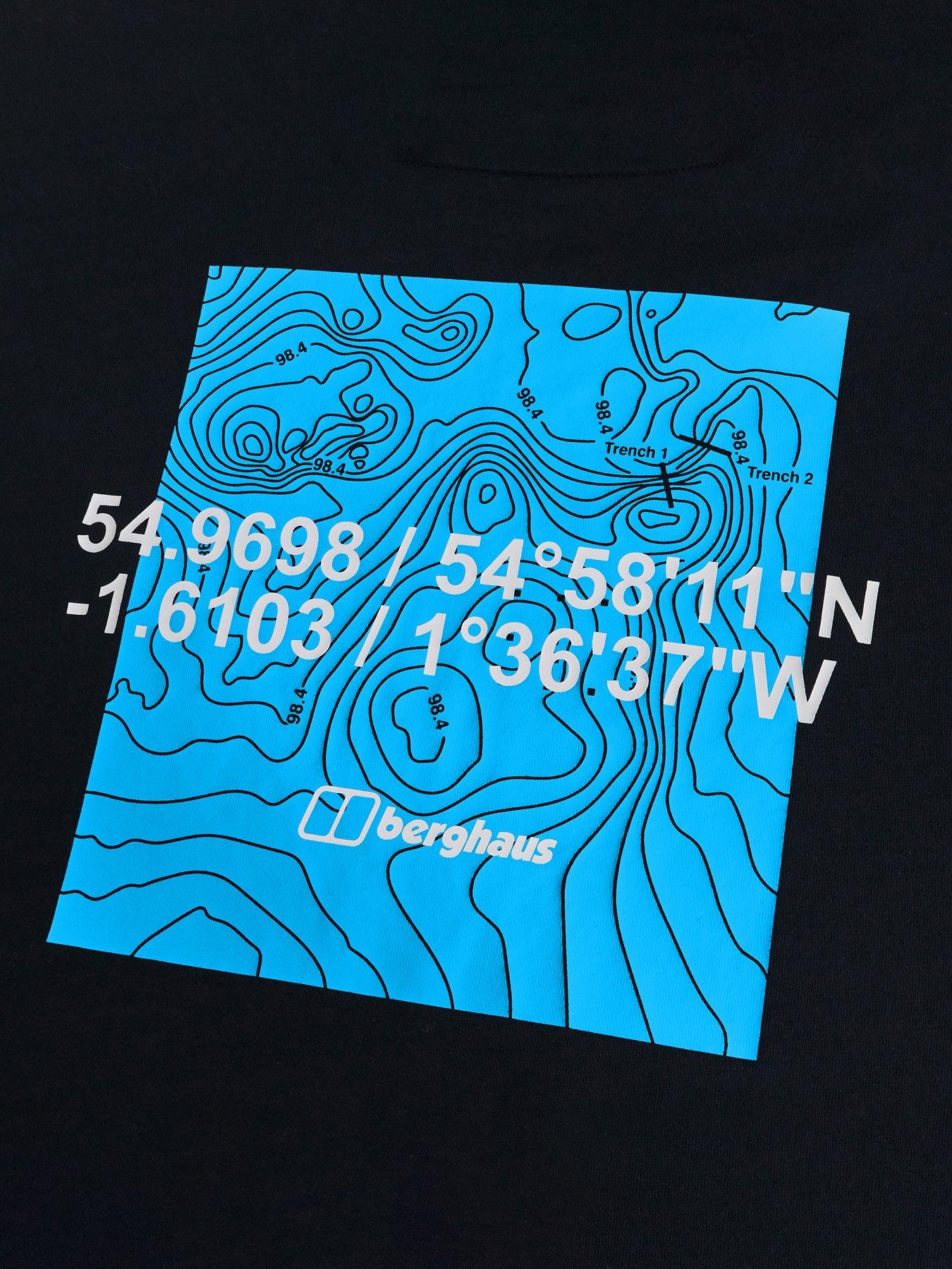 Image 6 of 6 of Berghaus Mens Coordinates Tee - Black