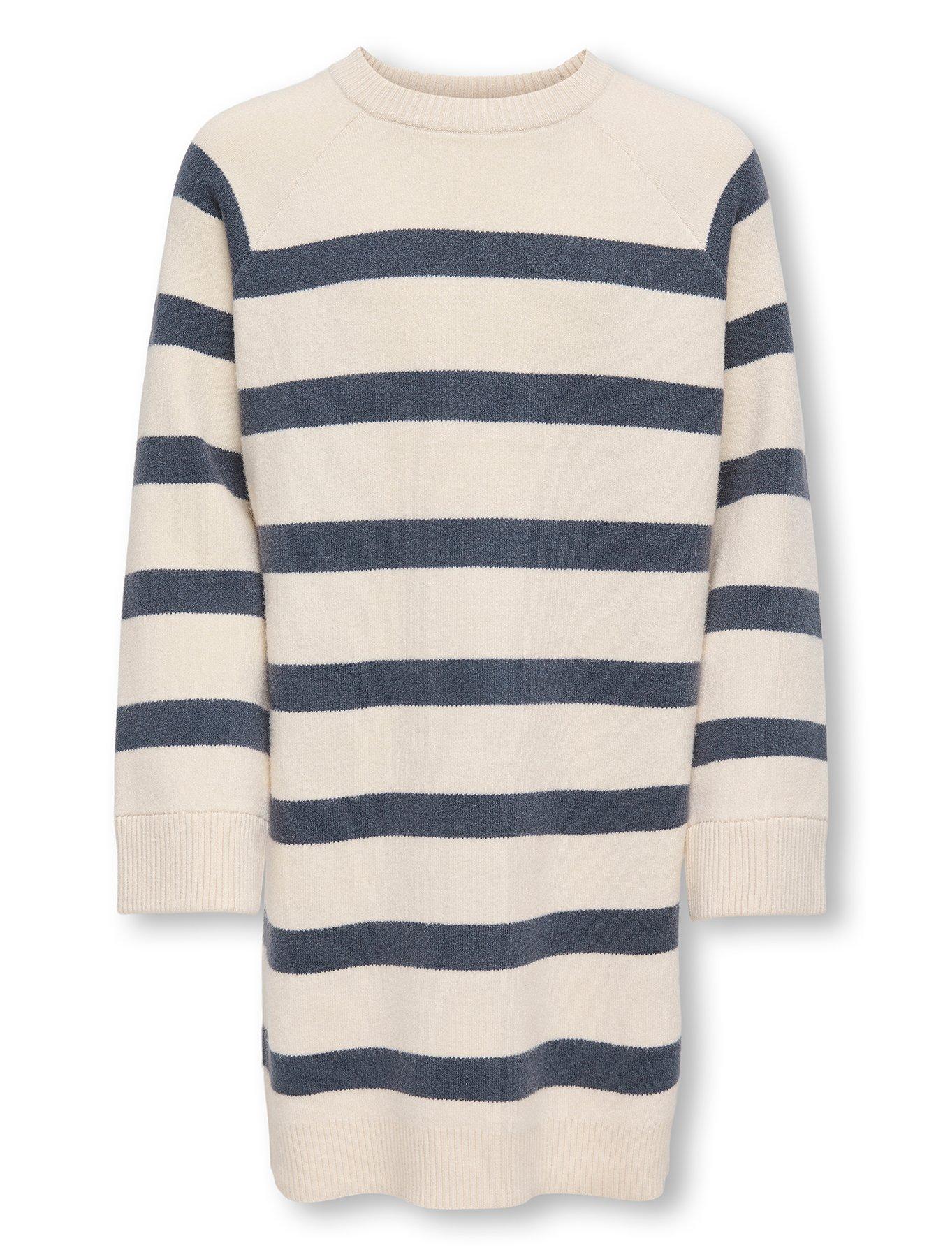 Only Kids Girls Stripe Knitted Dress - Multi