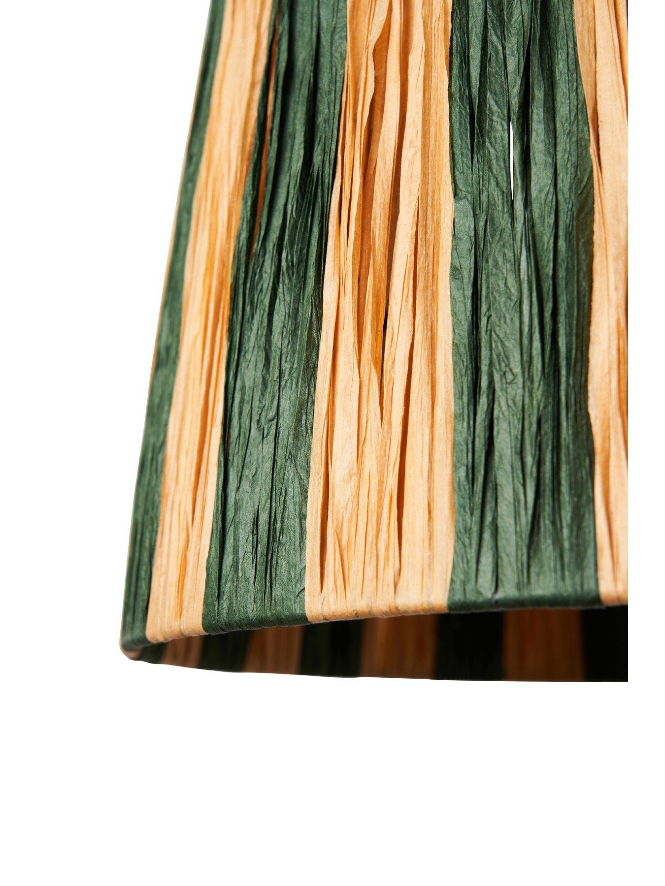 Image 4 of 6 of The Very Collection Raffia Striped Easy Fit Shade