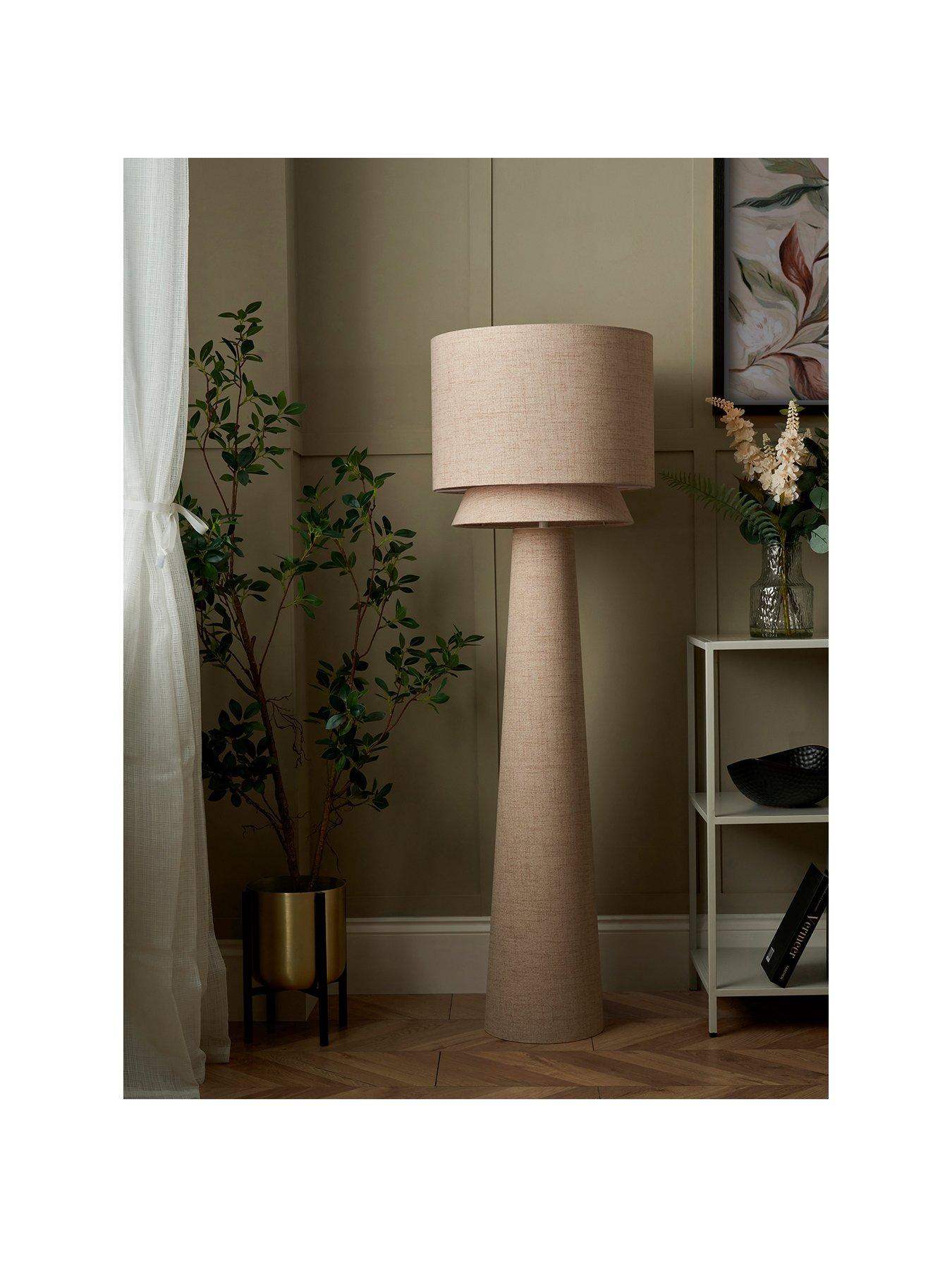 Image 2 of 4 of The Very Collection Linen  Floor Lamp