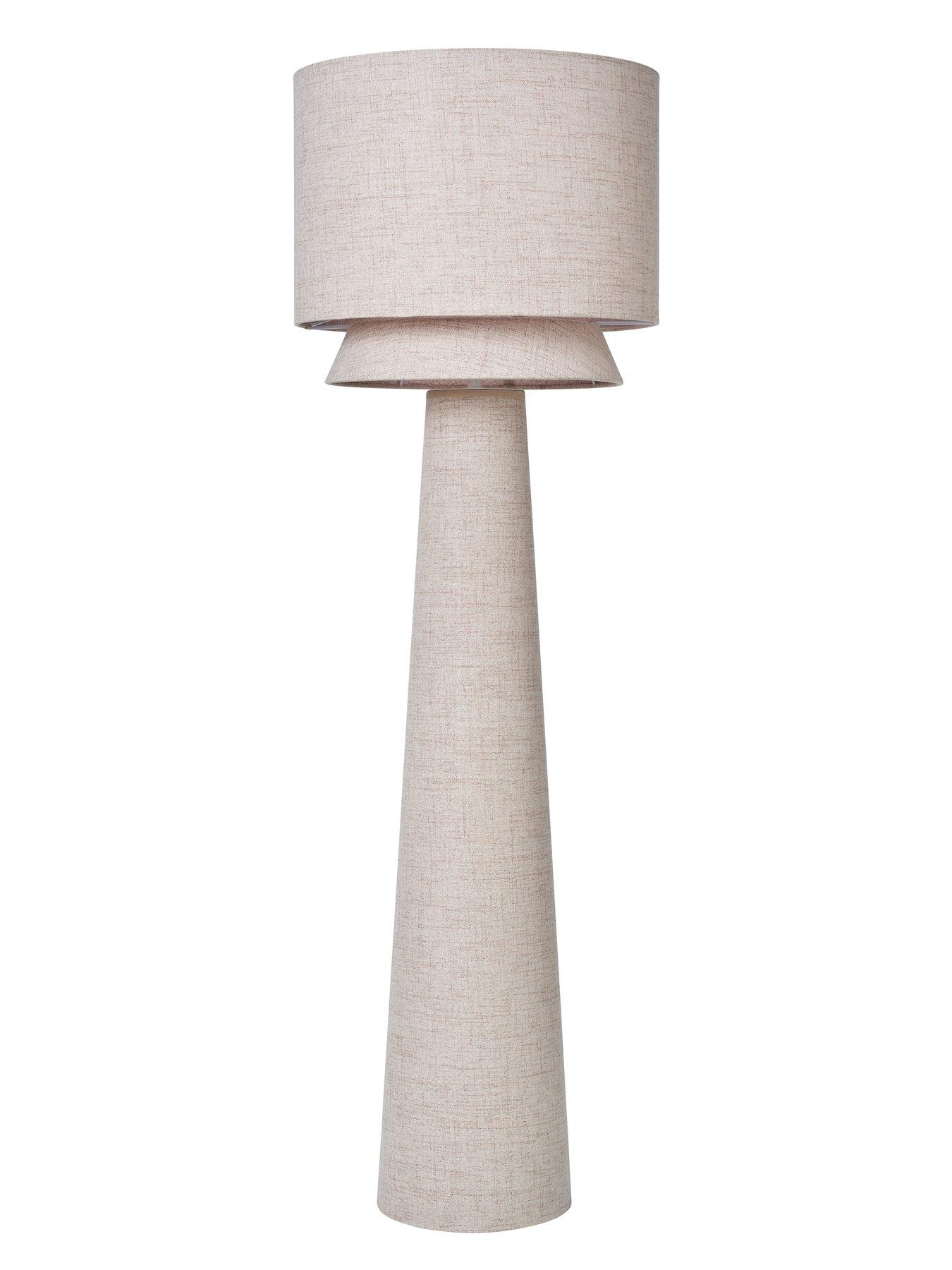Image 4 of 4 of The Very Collection Linen  Floor Lamp