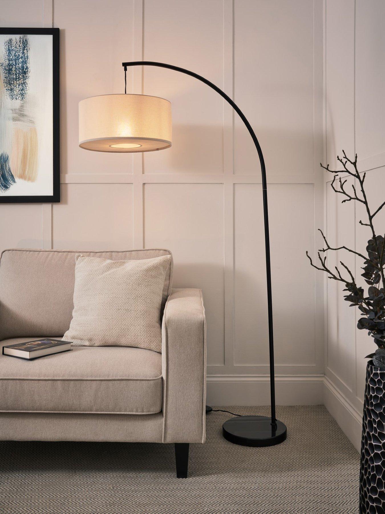 the-very-collection-arc-floor-lamp-with-fabric-stretch-shade