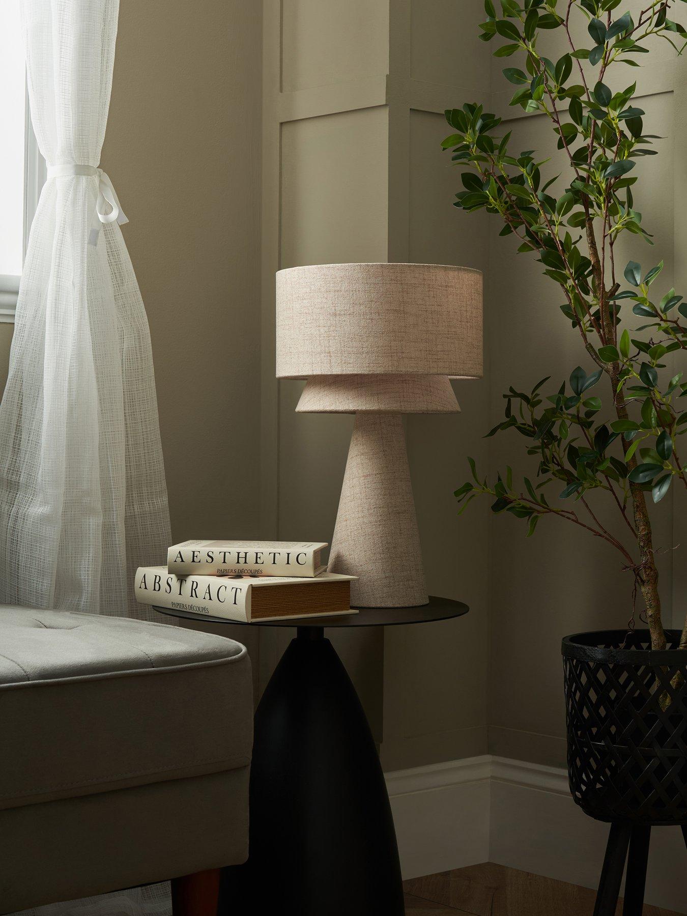 Image 4 of 5 of The Very Collection Linen Table Lamp