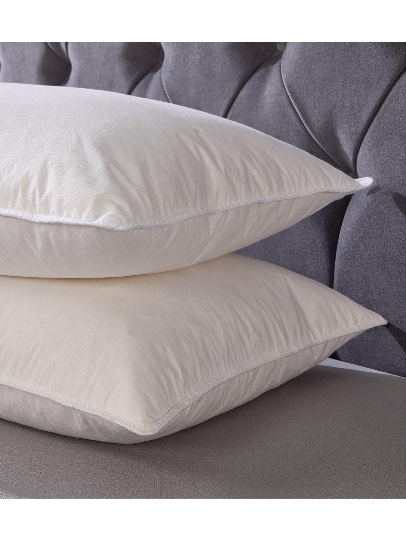Image 3 of 5 of The Very Collection Softened Duck Feather Pillow Pair