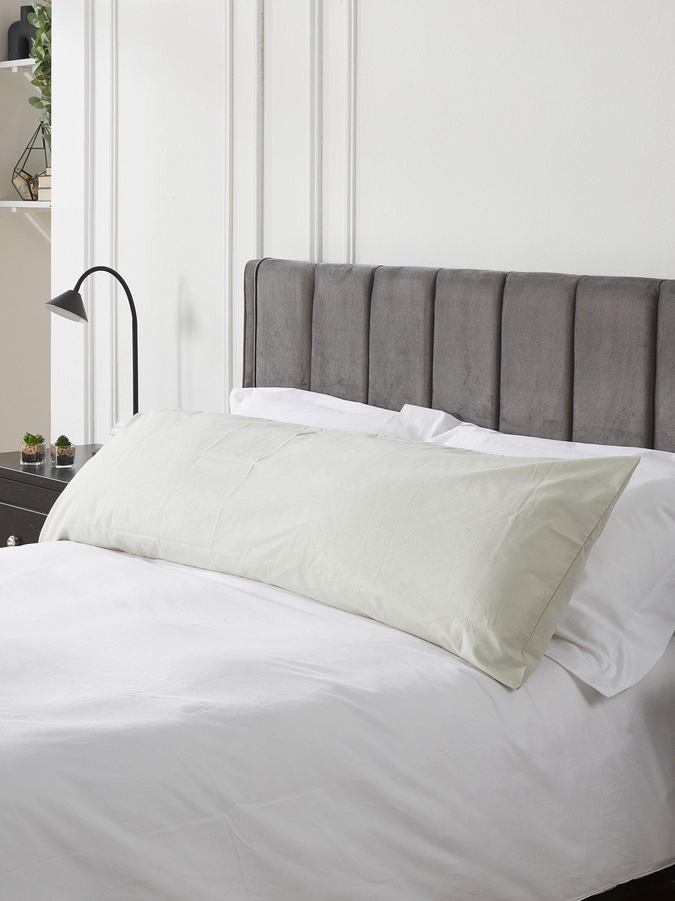 Image of Very Home 4'6" Huggable Body Pillow In White Case