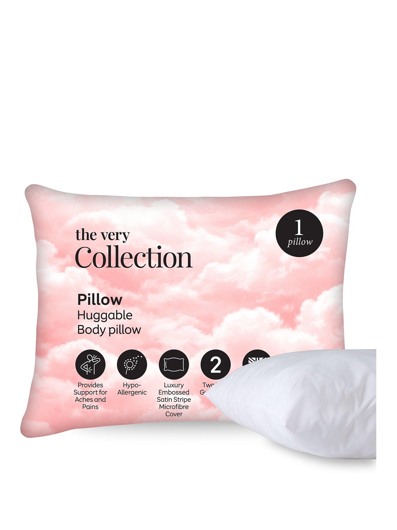 Very Home 4'6" Huggable Body Pillow In White Case