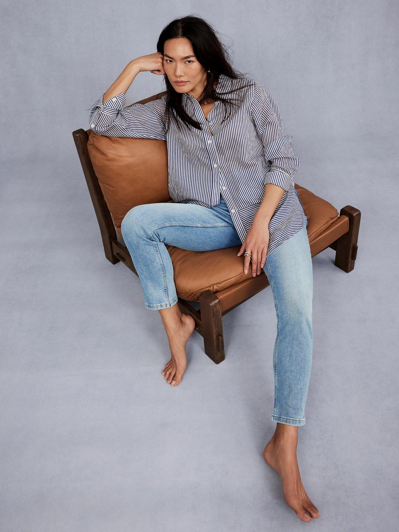 Image 2 of 6 of Mint Velvet Light Indigo Skinny Jean - Blue