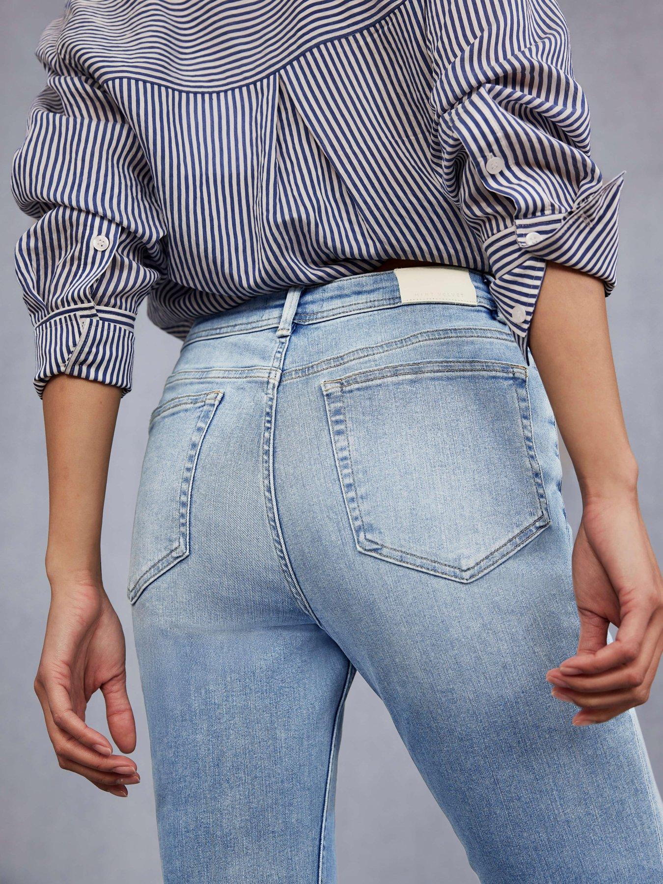 Image 3 of 6 of Mint Velvet Light Indigo Skinny Jean - Blue