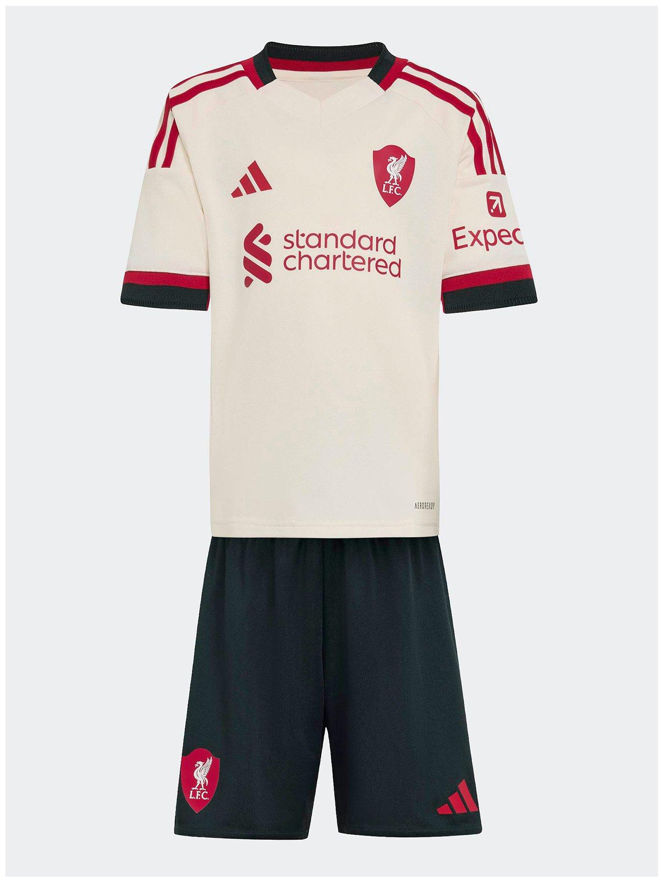 adidas Liverpool 25/26 Away Mini Kit - White
