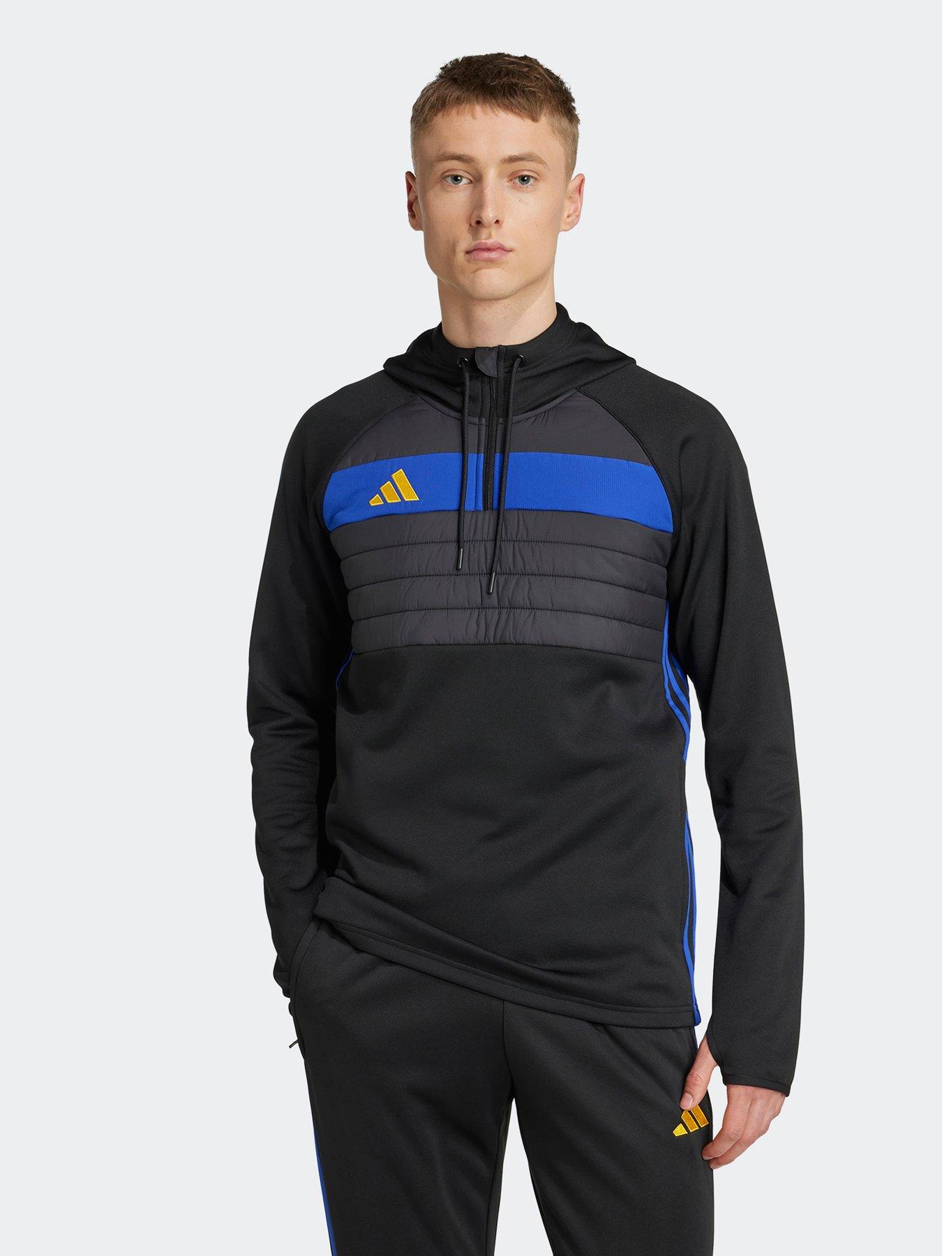adidas Mens Tiro Essentials Winter Hoodie - Black