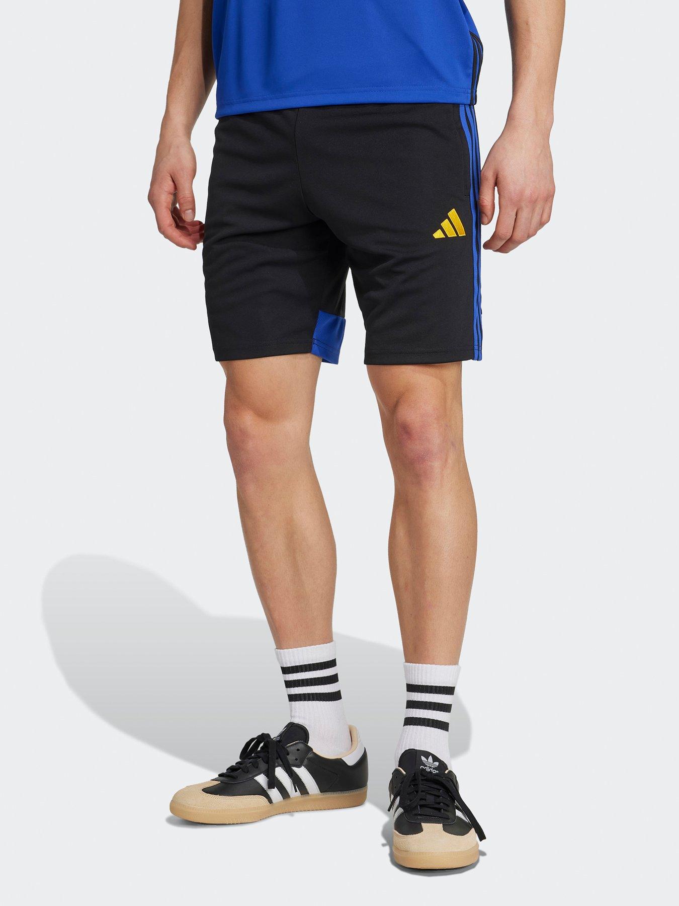 adidas Mens Tiro Essentials Short - Black/Blue