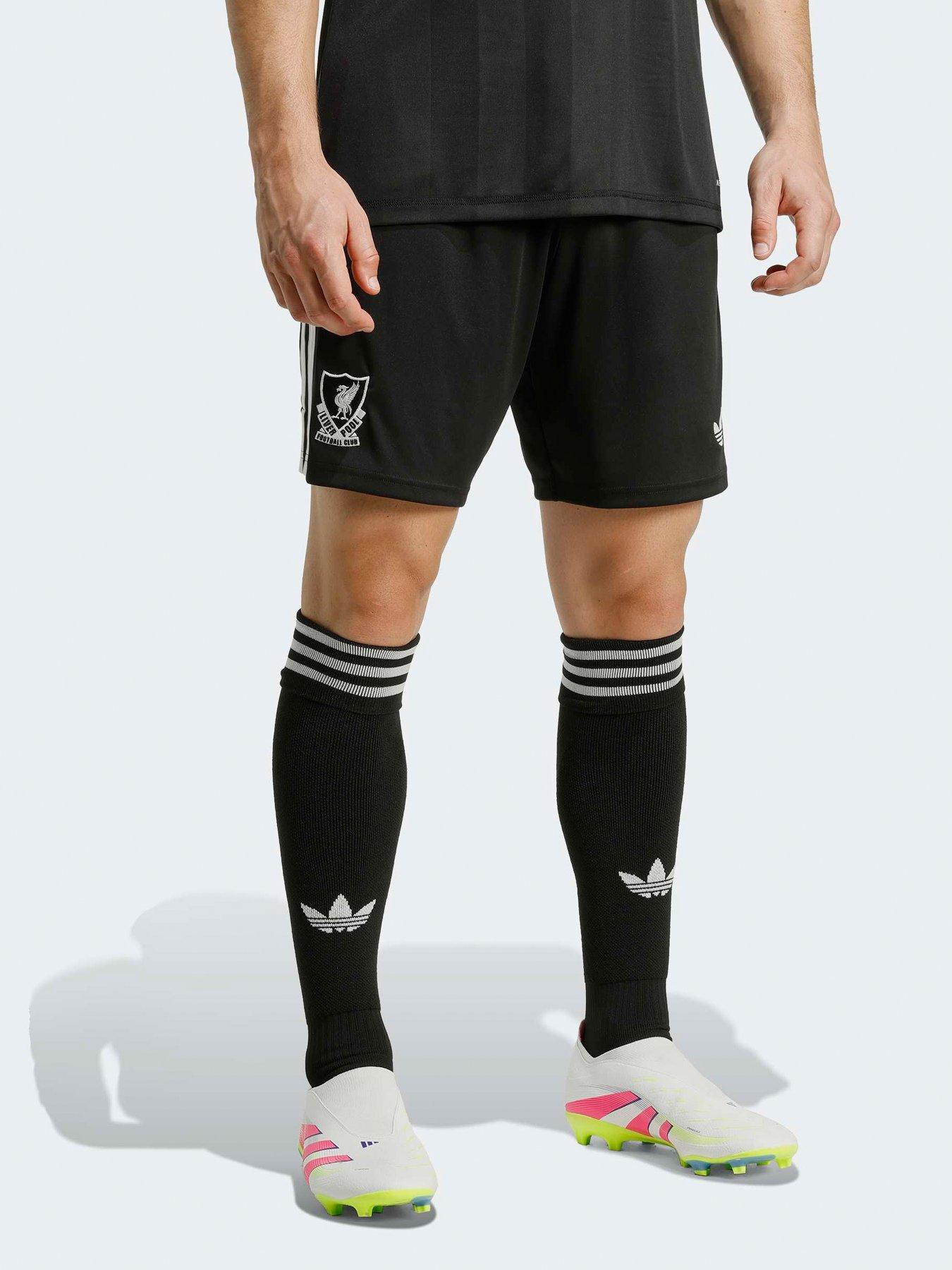 Image 1 of 5 of adidas Liverpool Mens 25/26 Third Goal Keeper Stadium Replica Short - Black