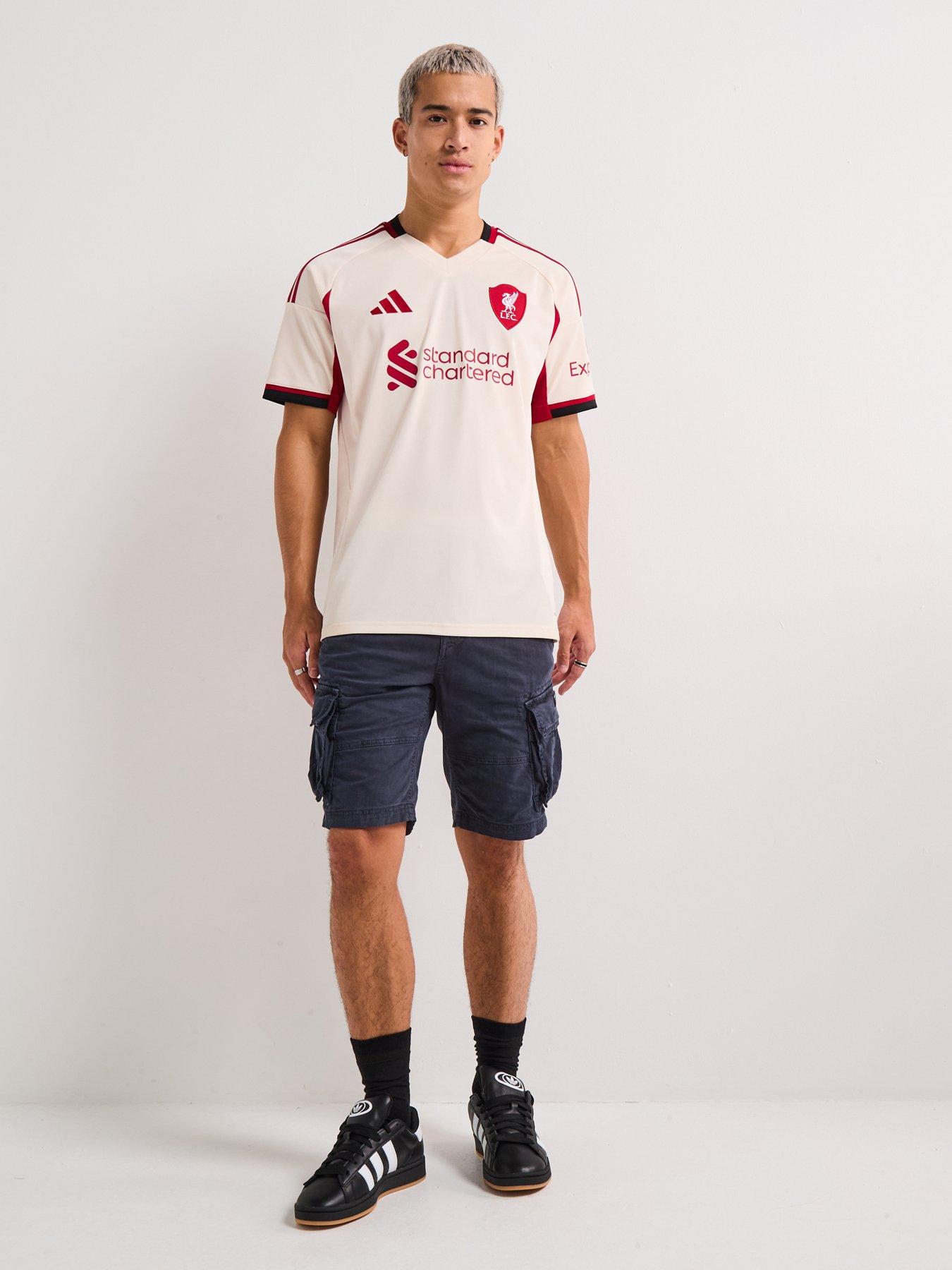 Image 3 of 6 of adidas Liverpool Men's 25/26 Away Stadium Replica Shirt - White
