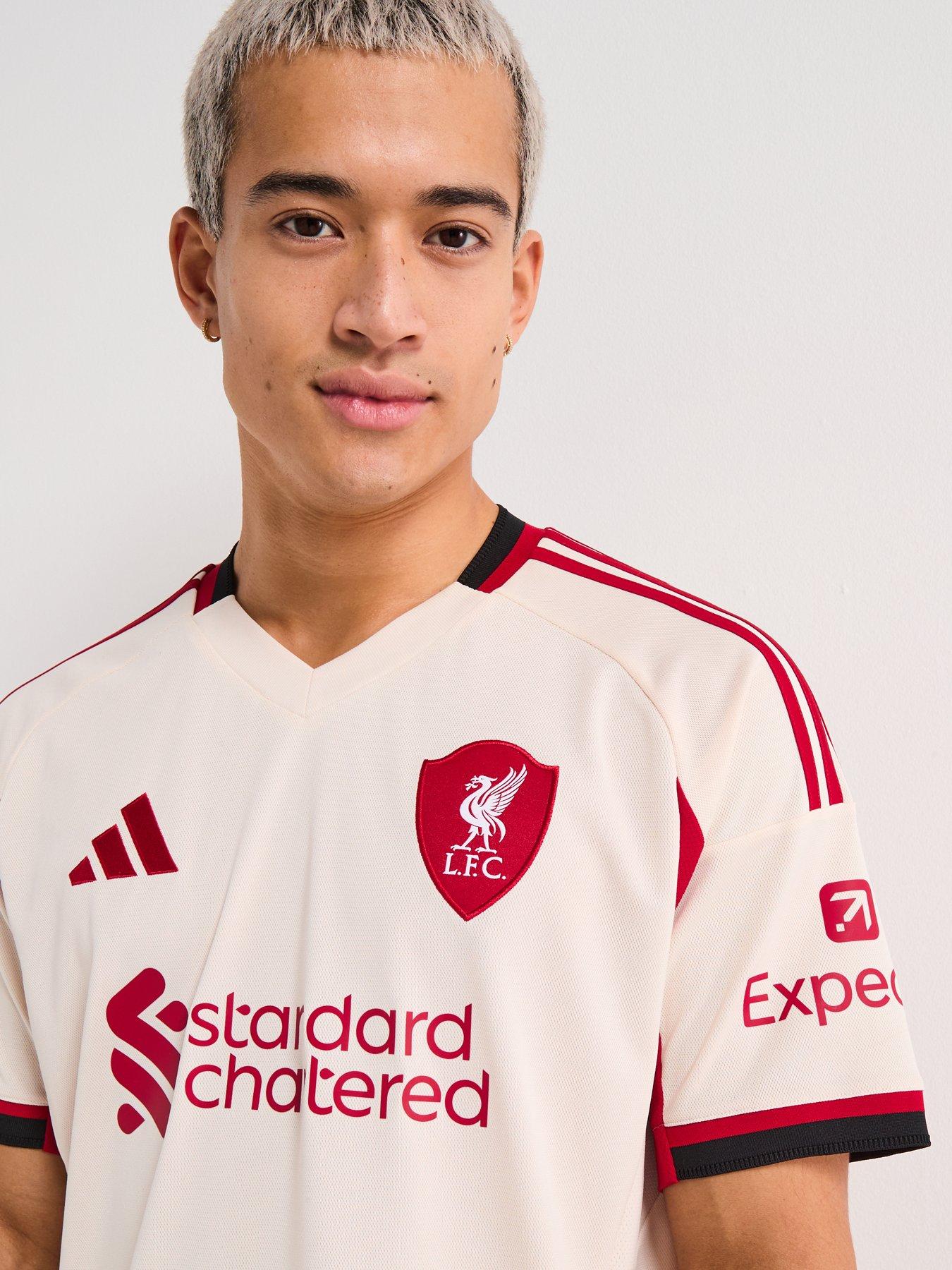 Image 4 of 6 of adidas Liverpool Men's 25/26 Away Stadium Replica Shirt - White