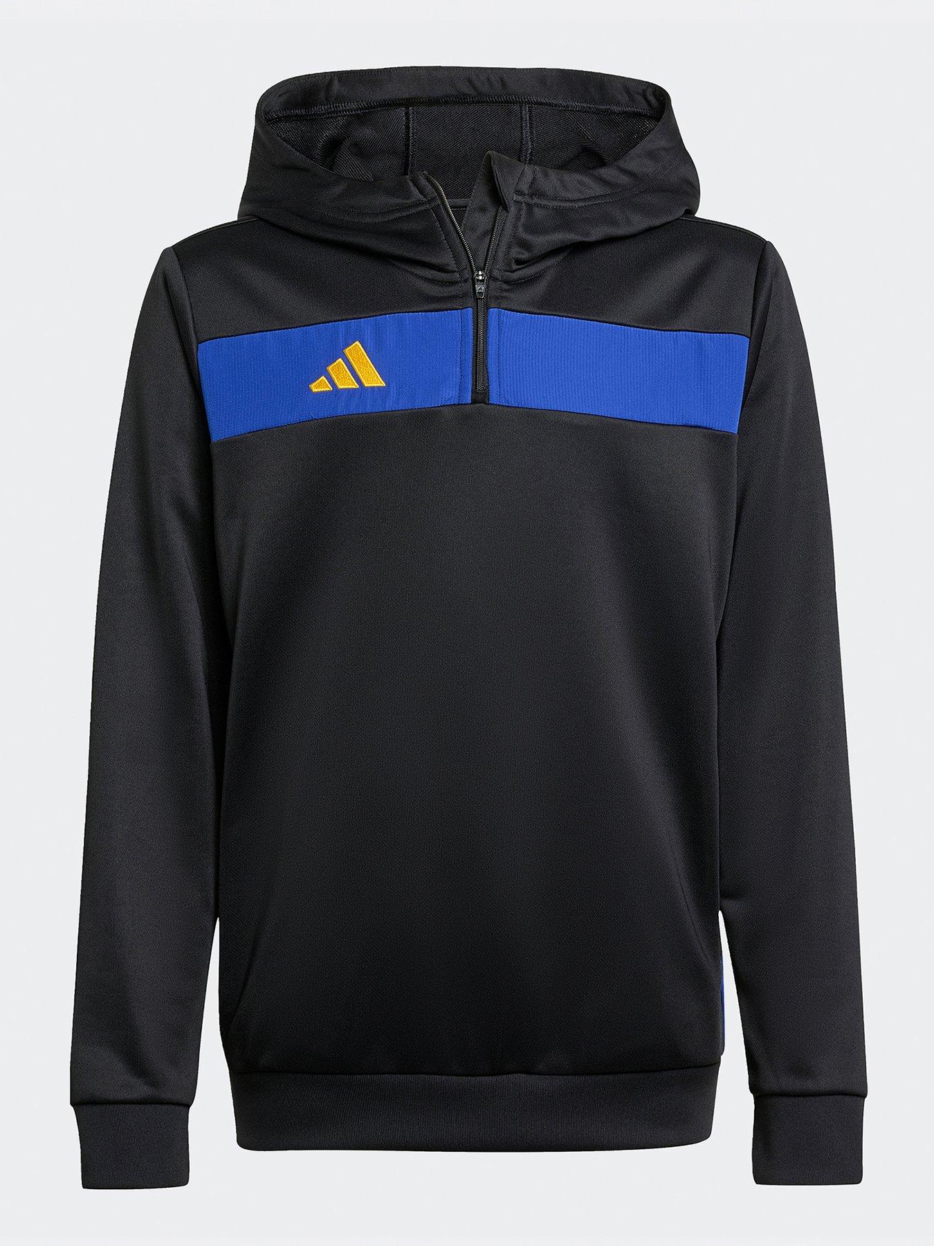 undefined Junior Tiro Essentials Hoodie - Black