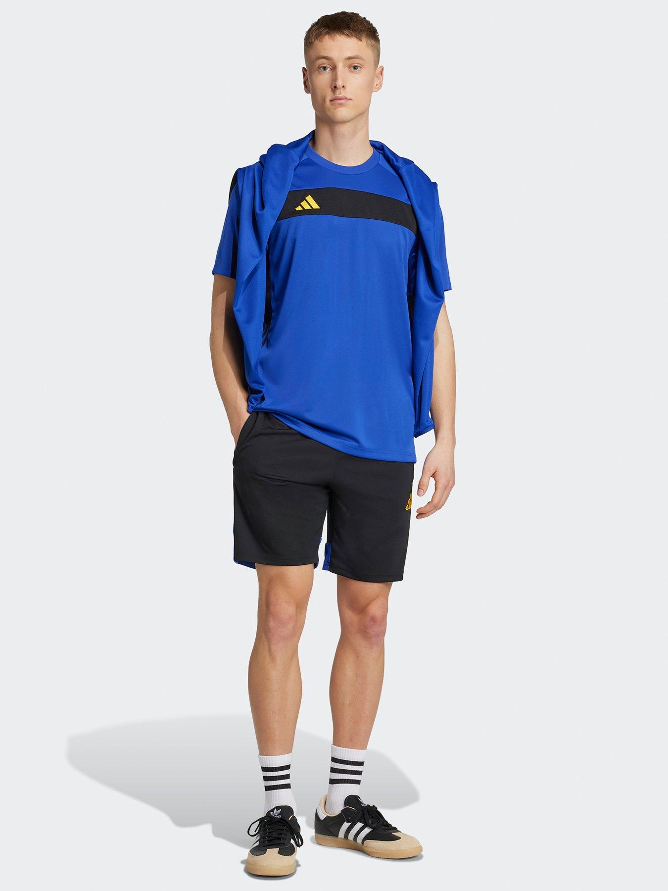 Image 3 of 4 of adidas Mens Tiro Essentials Training Jersey - Blue
