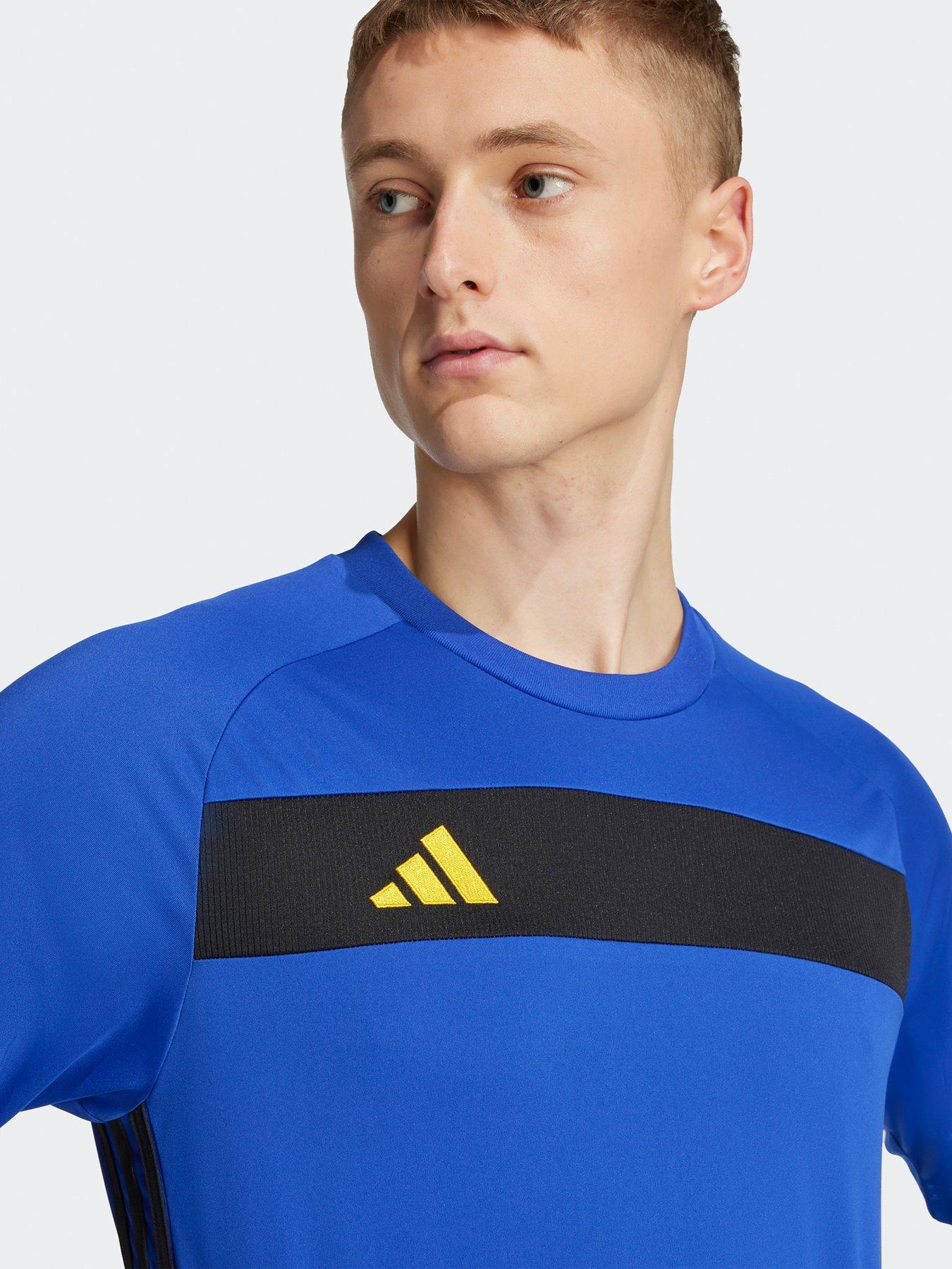 Image 4 of 4 of adidas Mens Tiro Essentials Training Jersey - Blue
