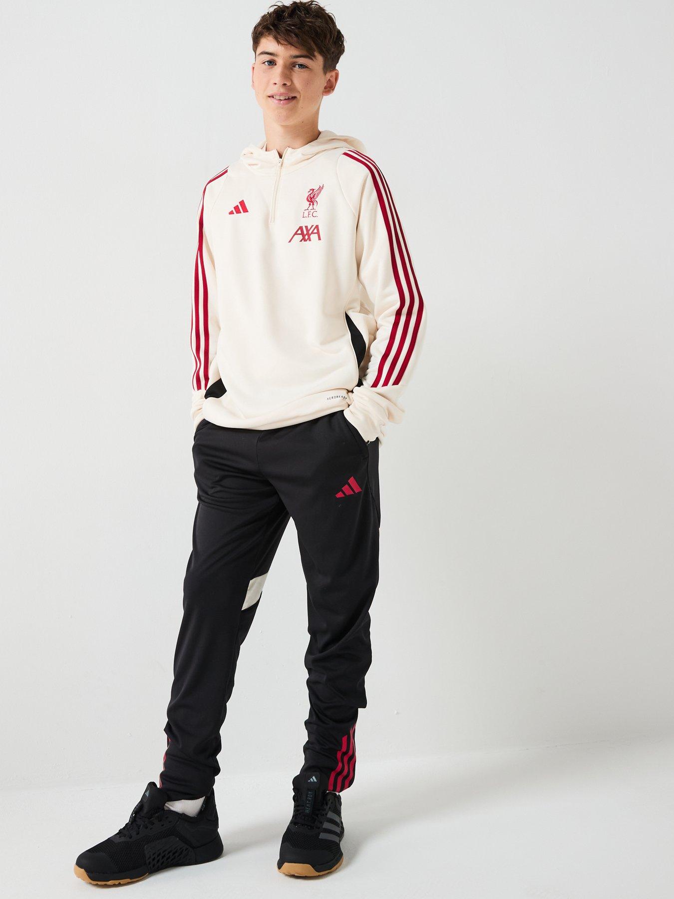 Image 3 of 6 of adidas Junior Liverpool Training Hoody - White