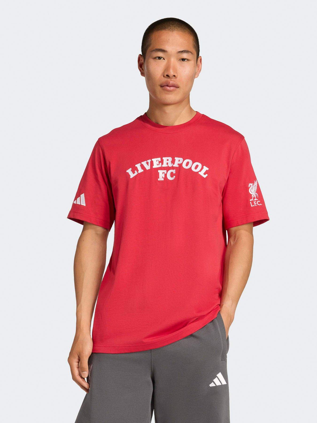 adidas Mens Liverpool USA Tee -Red