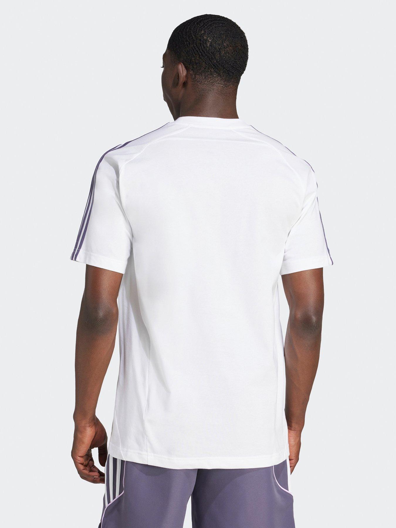 Image 2 of 5 of adidas Mens Manchester United Urban Purist T-Shirt - White