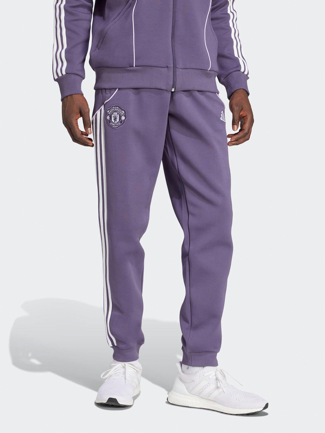 adidas Mens Manchester United Urban Purist Pant - Purple