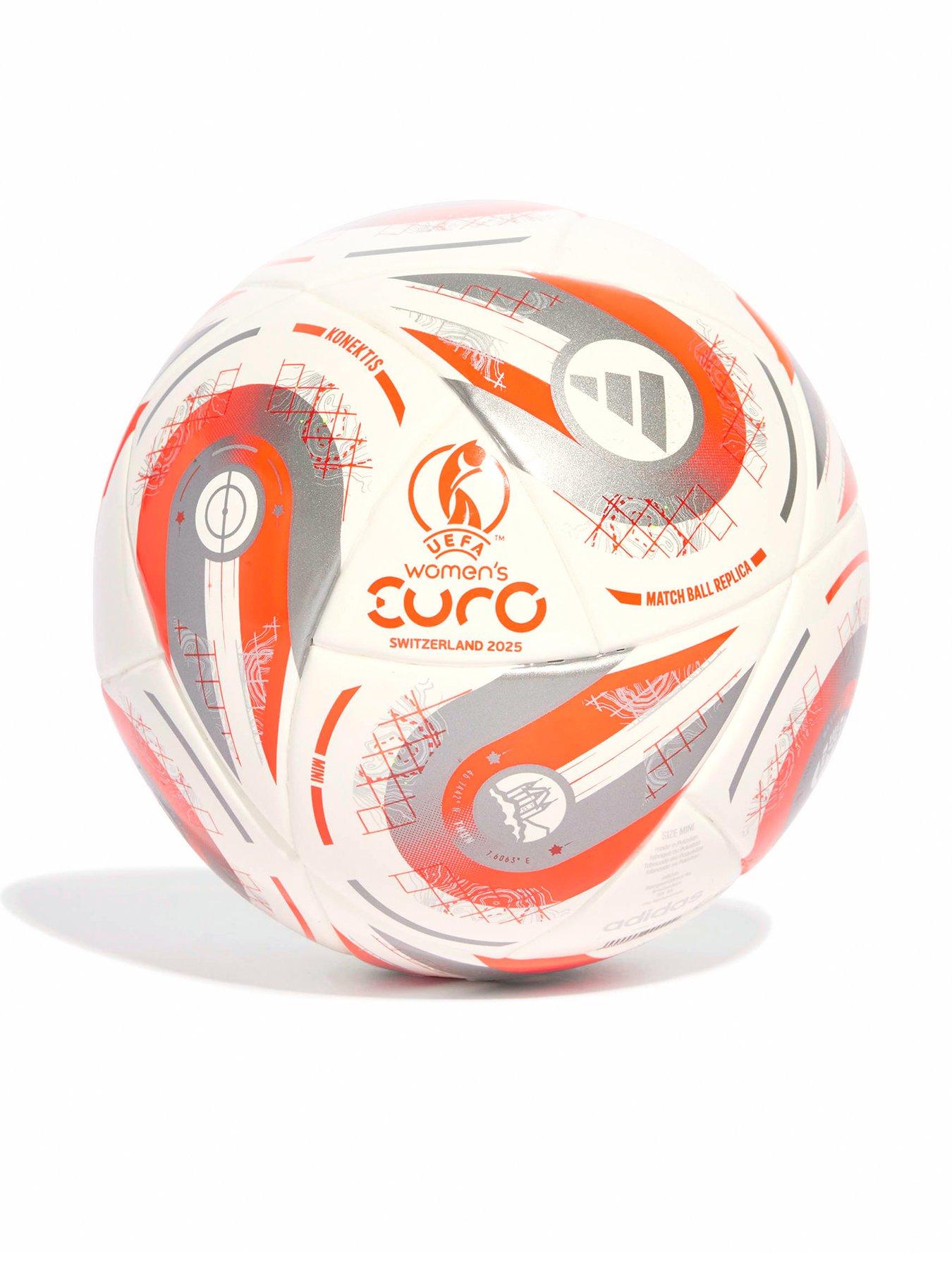 adidas Womens Euro 25 League Mini Football- White