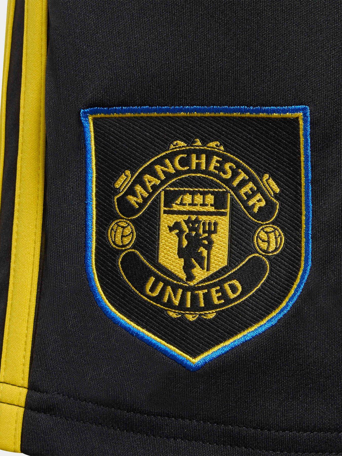 Image 4 of 5 of adidas Manchester United Junior 25/26 3rd Stadium Shorts - Black