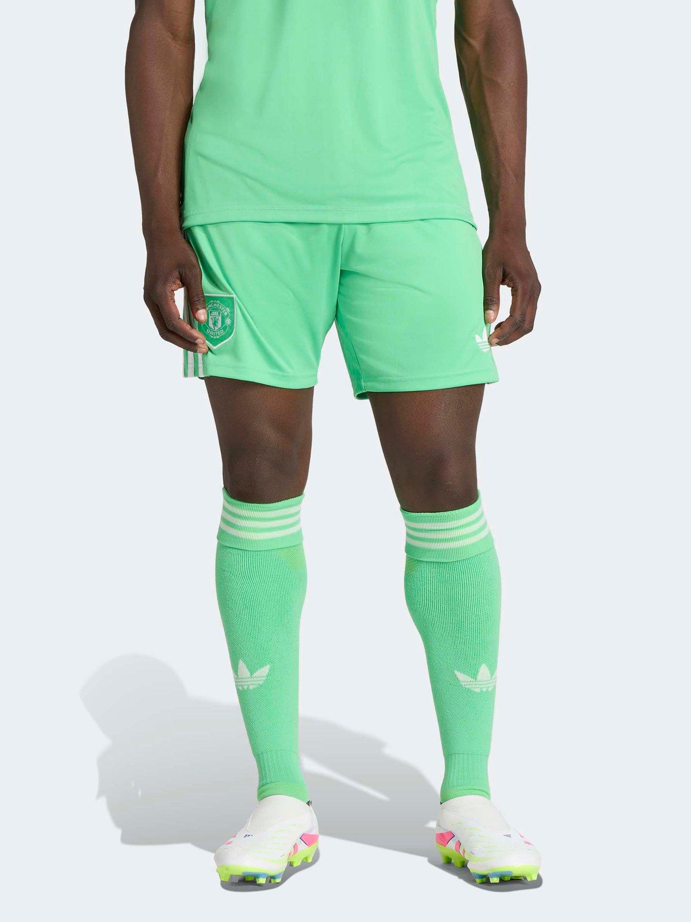 adidas Manchester United Mens 25/26 3rd Stadium Goal Keeper Short - Green
