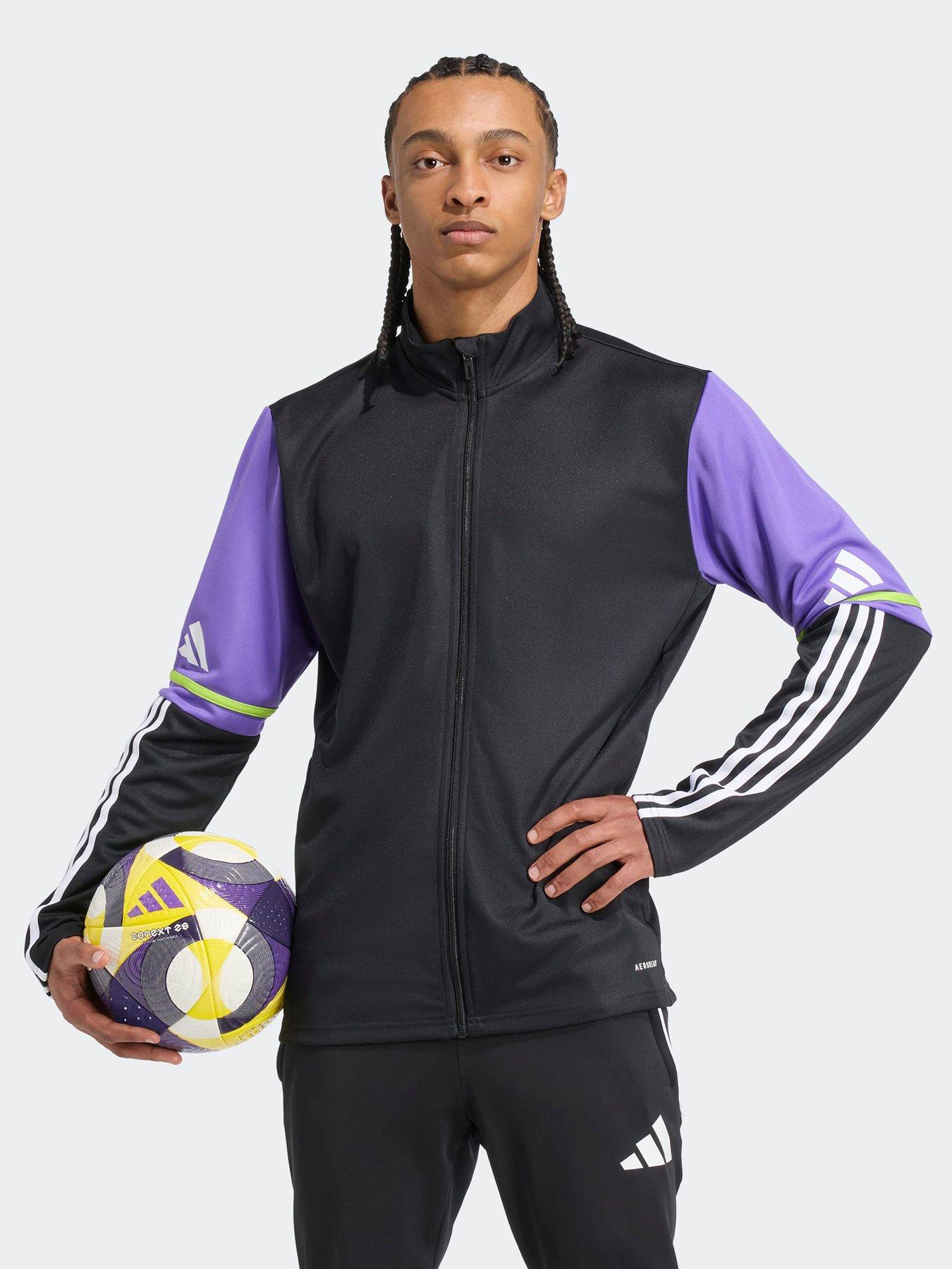 adidas Mens Squadra 25 Traiining Jacket -/Purple - Black