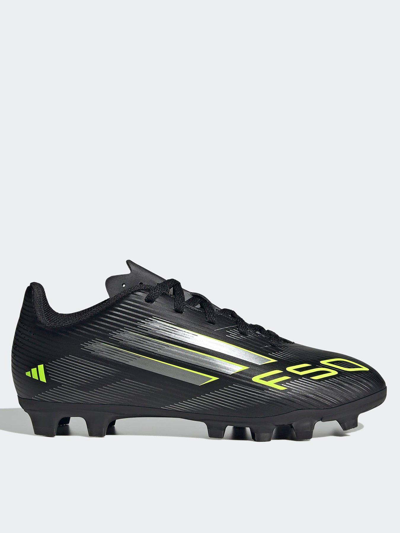 adidas Junior F50 Club Firm Ground Football Boot - Black