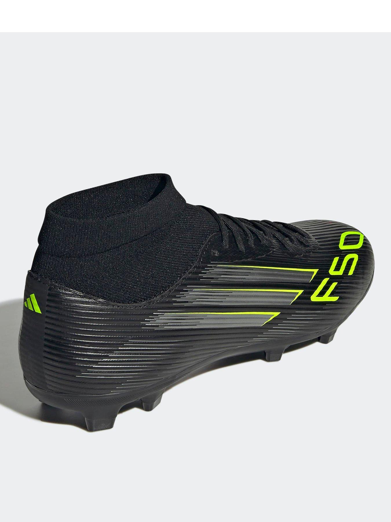 Image 3 of 6 of adidas Mens F50 League Mid Firm Ground Football Boot - Black