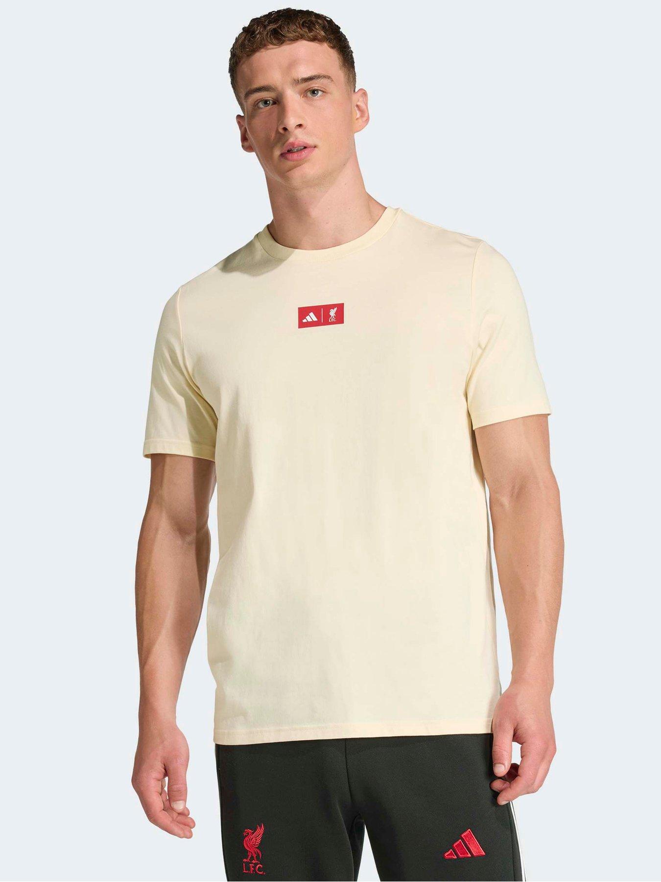 Image 1 of 5 of adidas Mens Liverpool Seasonal Tee - Cream