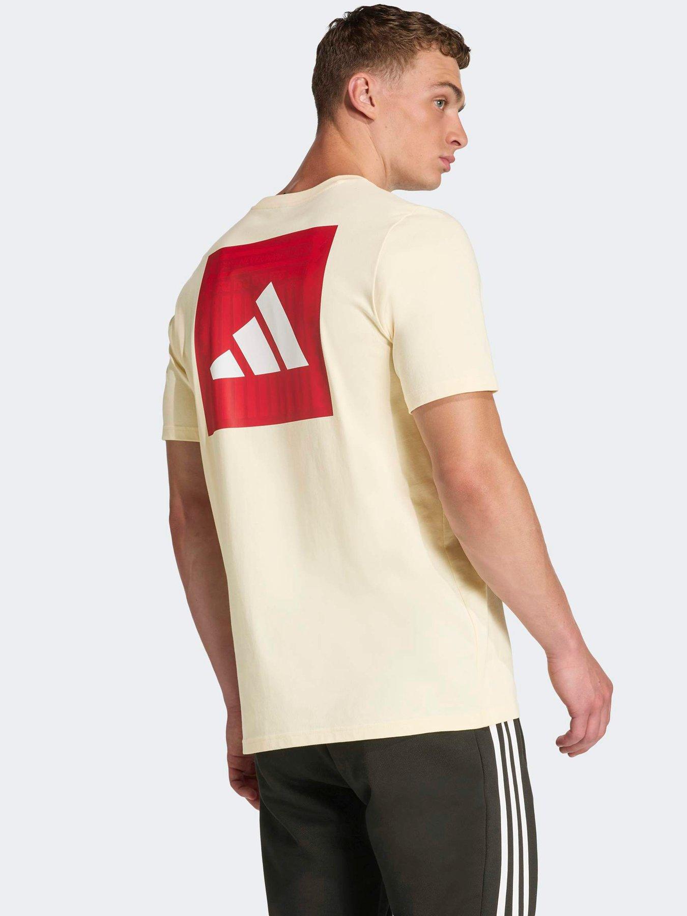 Image 2 of 5 of adidas Mens Liverpool Seasonal Tee - Cream