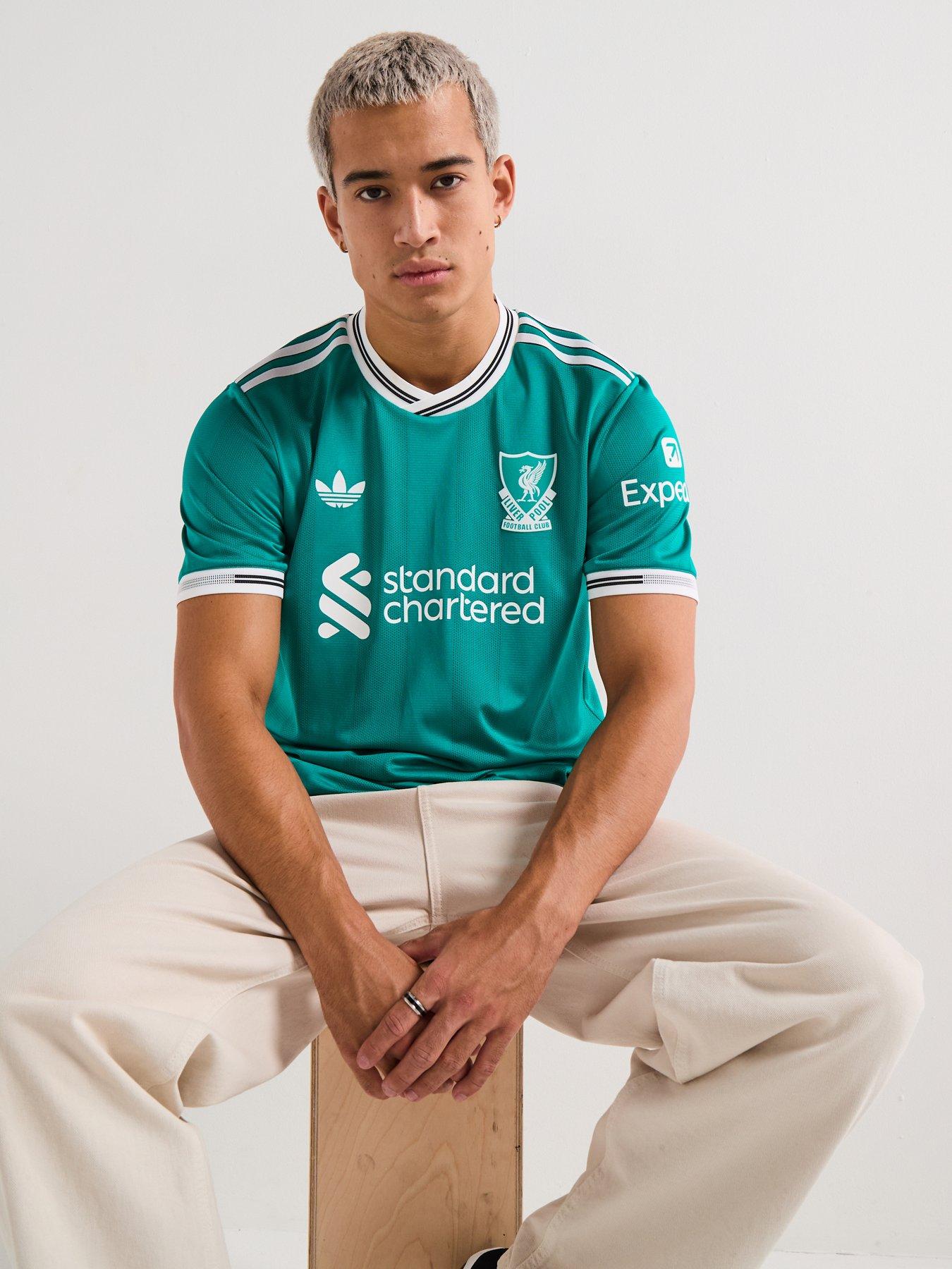 adidas Liverpool Mens 25/26 3rd Authentic Replica Shirt -Green