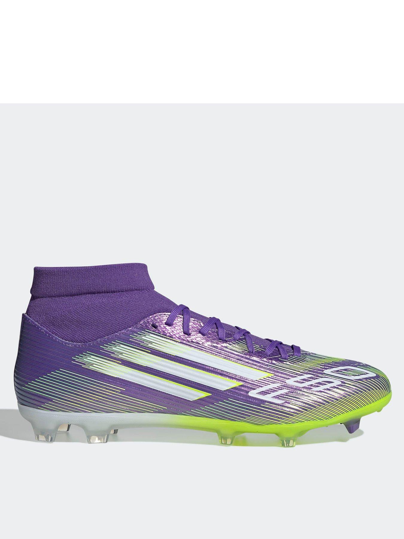 adidas Mens F50 League Firm Ground Mid Football Boots - Purple