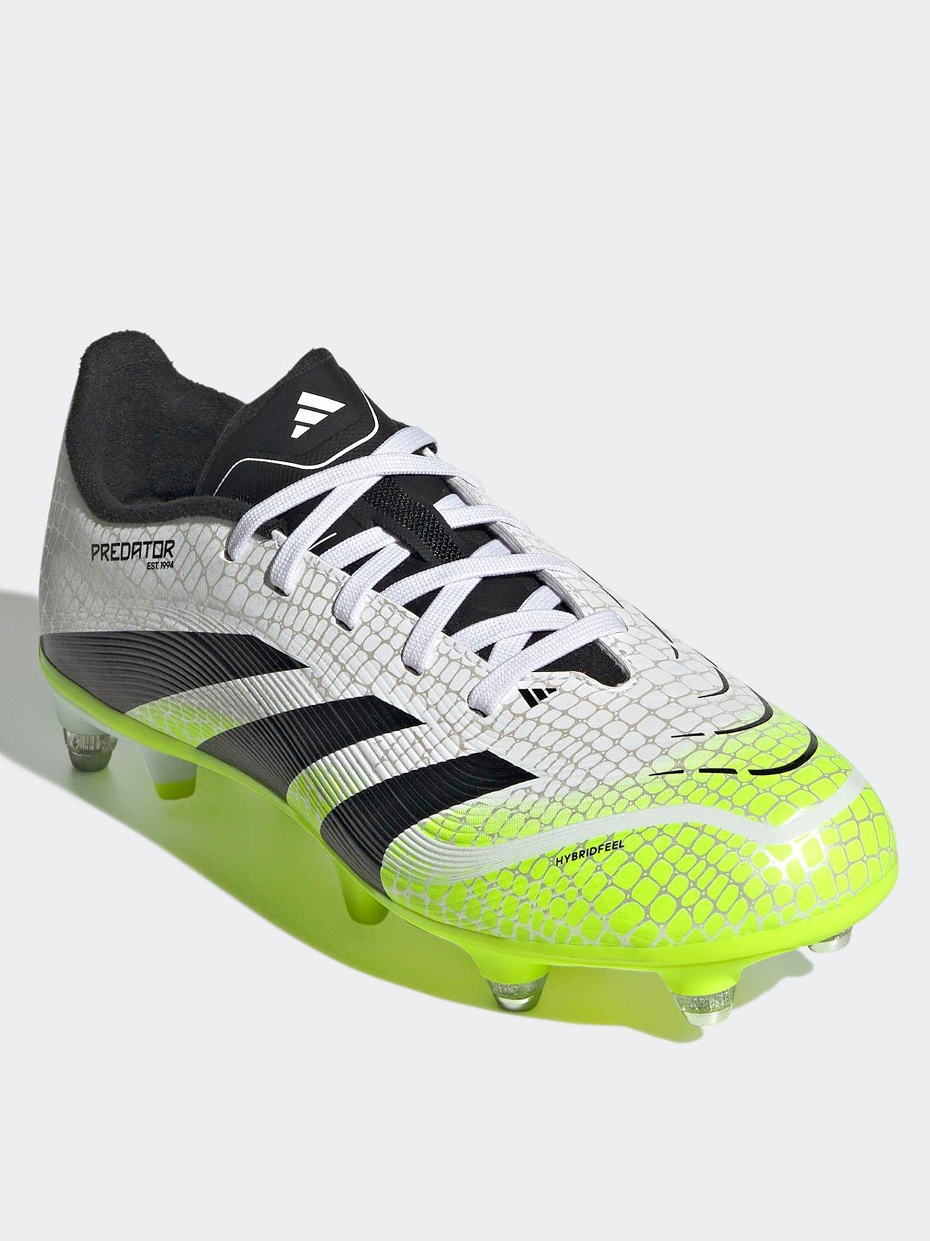 Image 2 of 6 of adidas Junior Predator League Soft Ground Football Boots - White