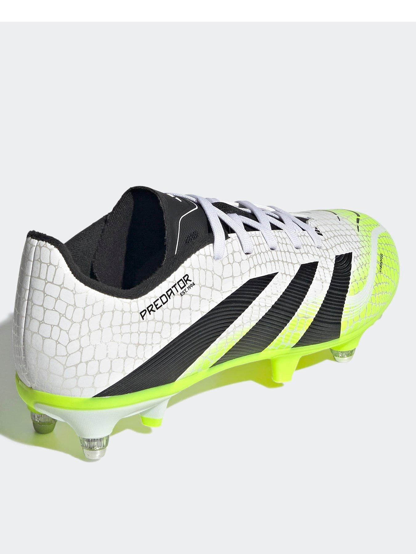 Image 3 of 6 of adidas Junior Predator League Soft Ground Football Boots - White