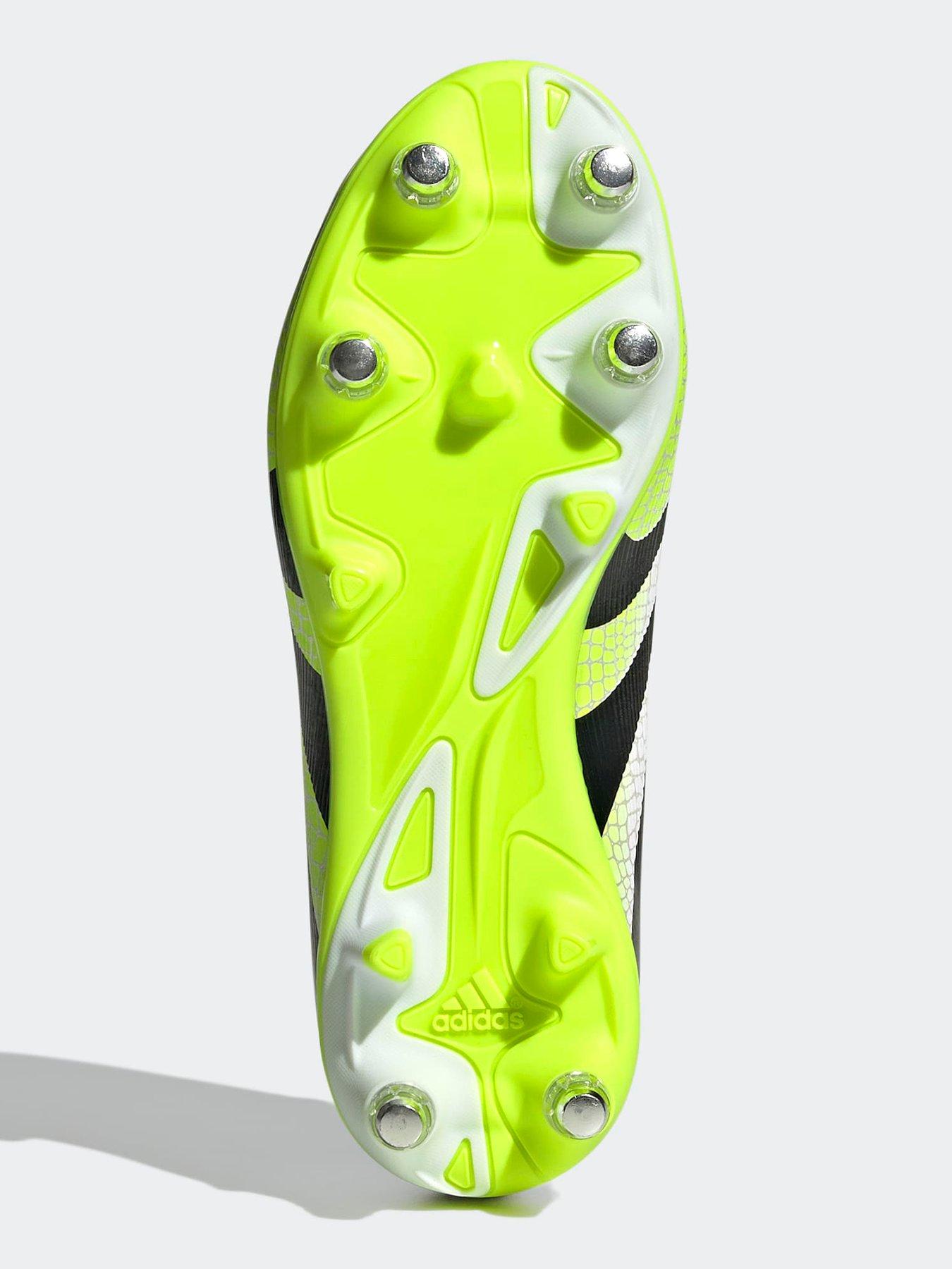 Image 5 of 6 of adidas Junior Predator League Soft Ground Football Boots - White