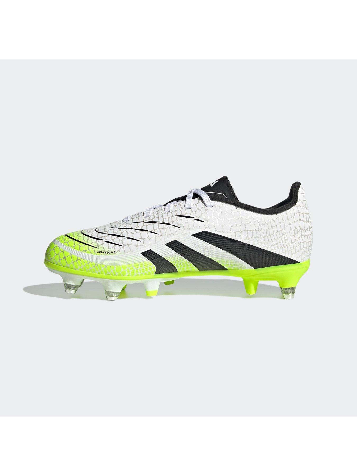 Image 6 of 6 of adidas Junior Predator League Soft Ground Football Boots - White