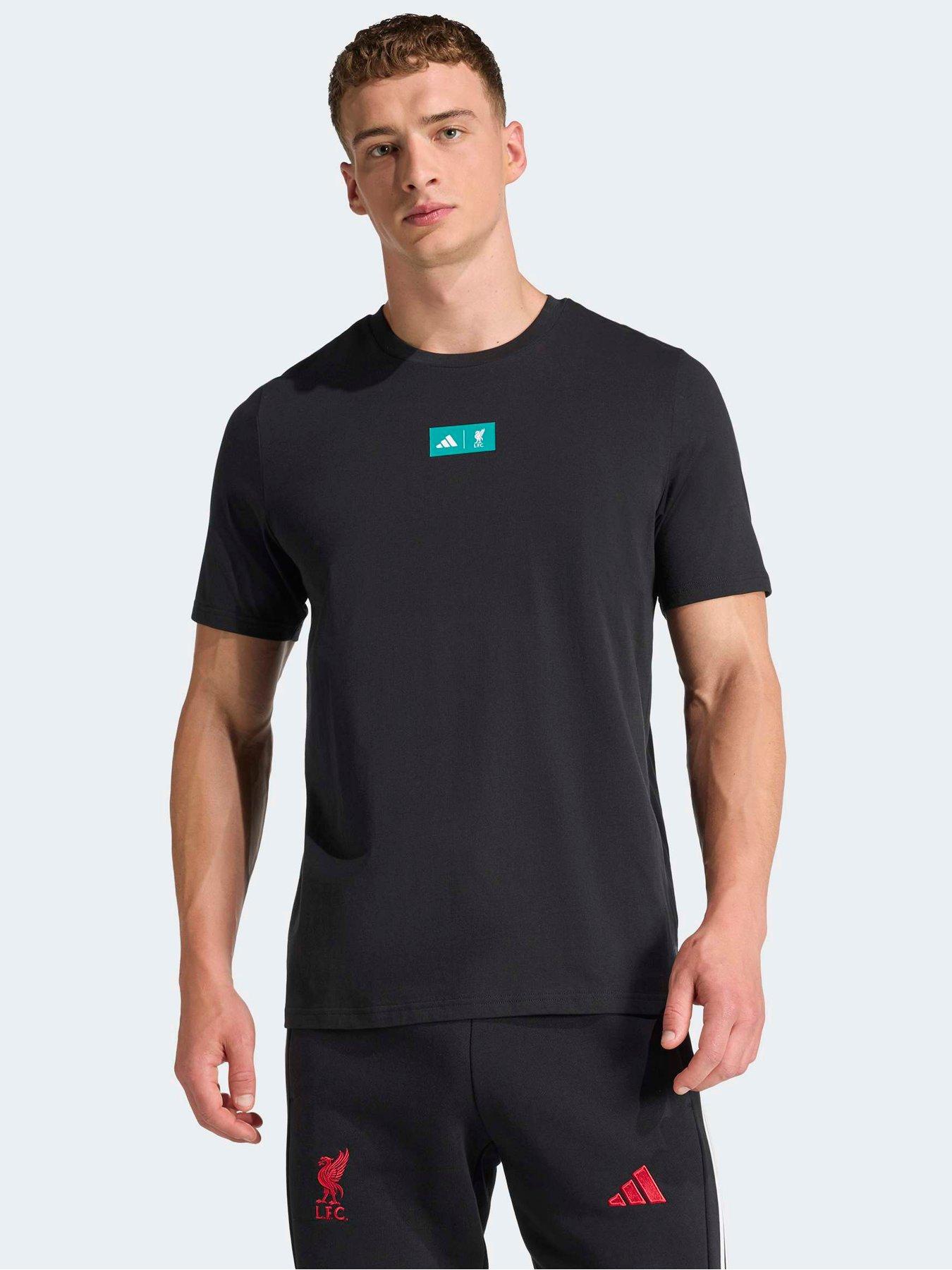 adidas Mens Liverpool Seasonal Tee- Black