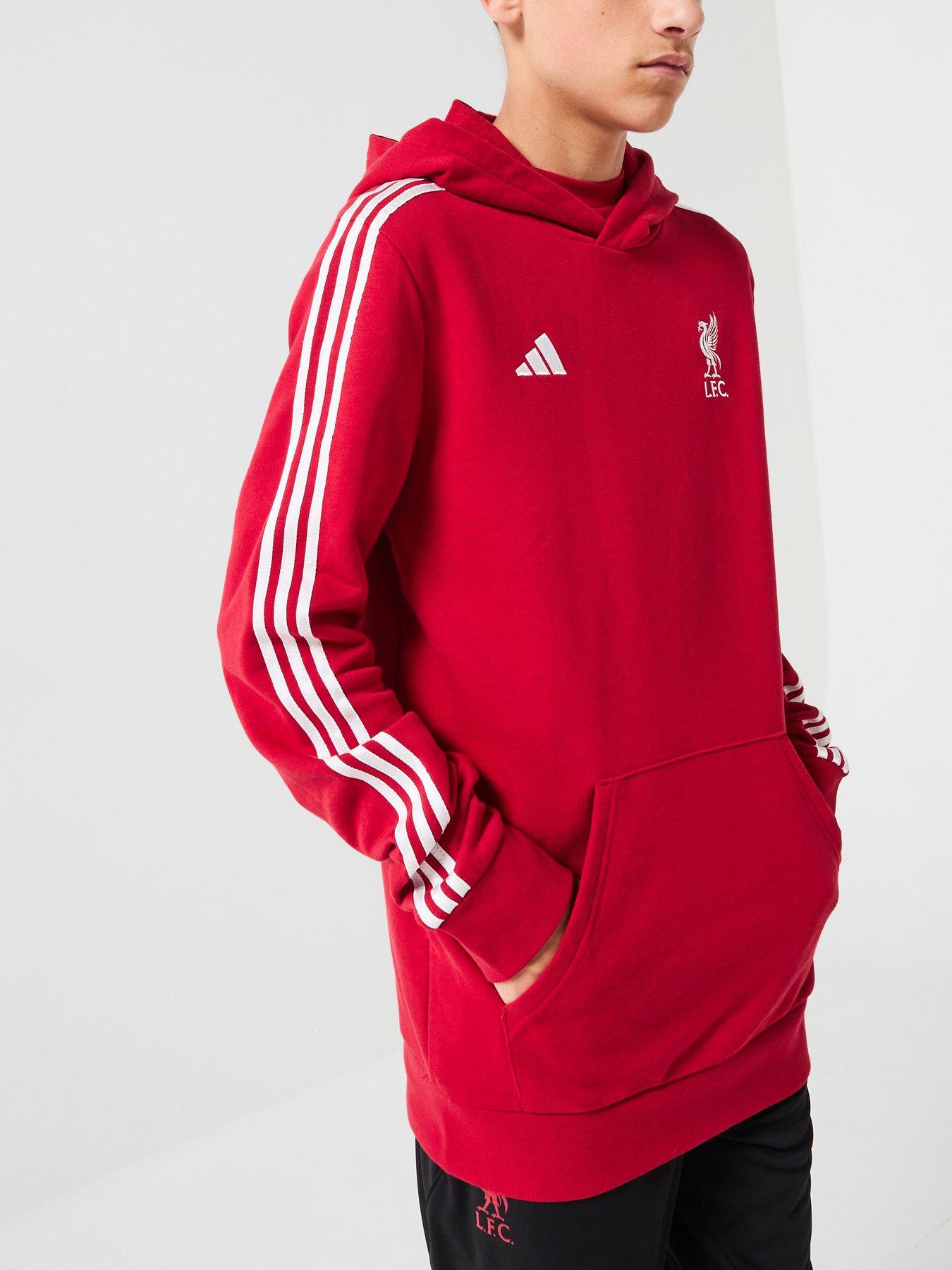 Image 4 of 6 of adidas Liverpool DNA Junior Hoody -Red
