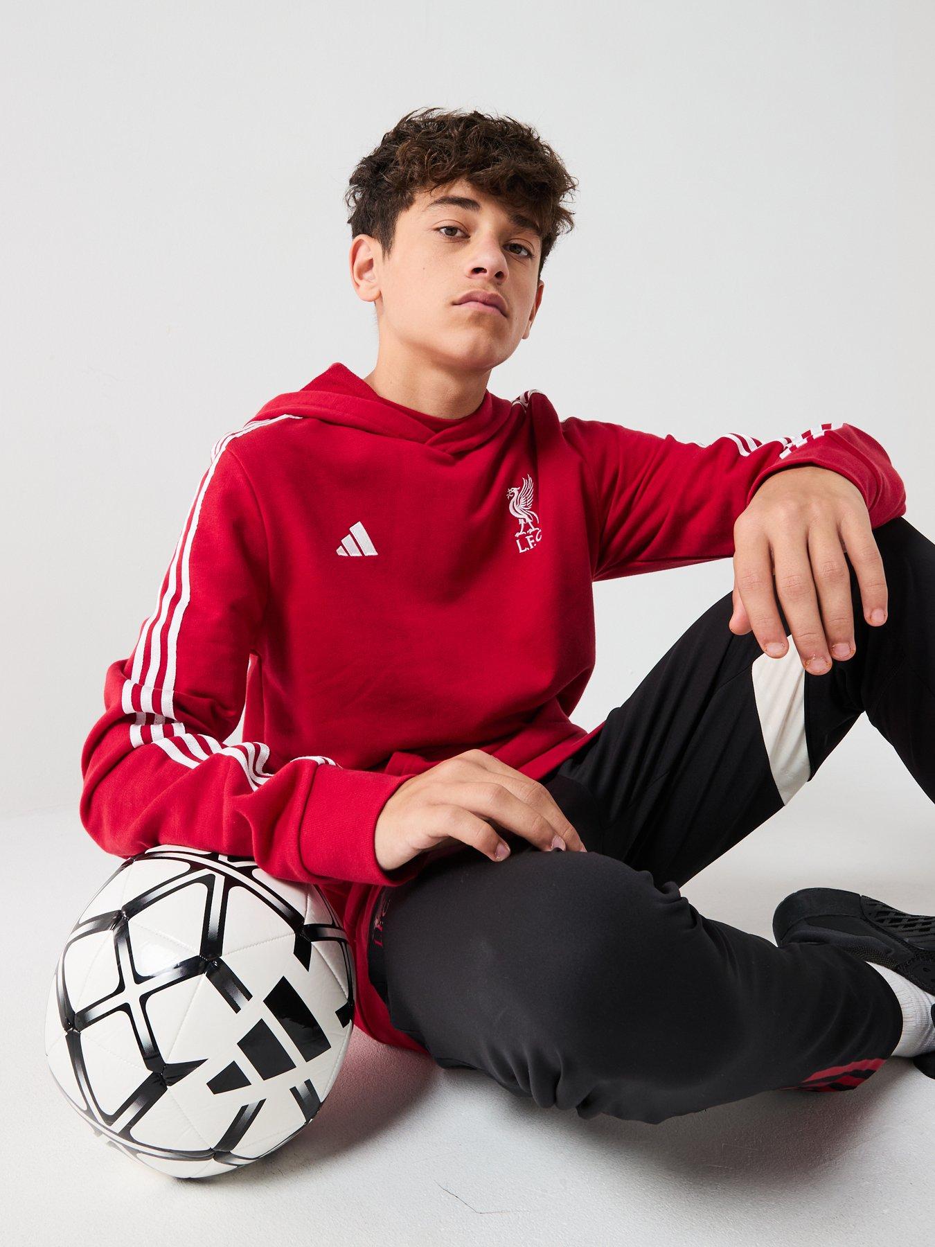 Image 5 of 6 of adidas Liverpool DNA Junior Hoody -Red