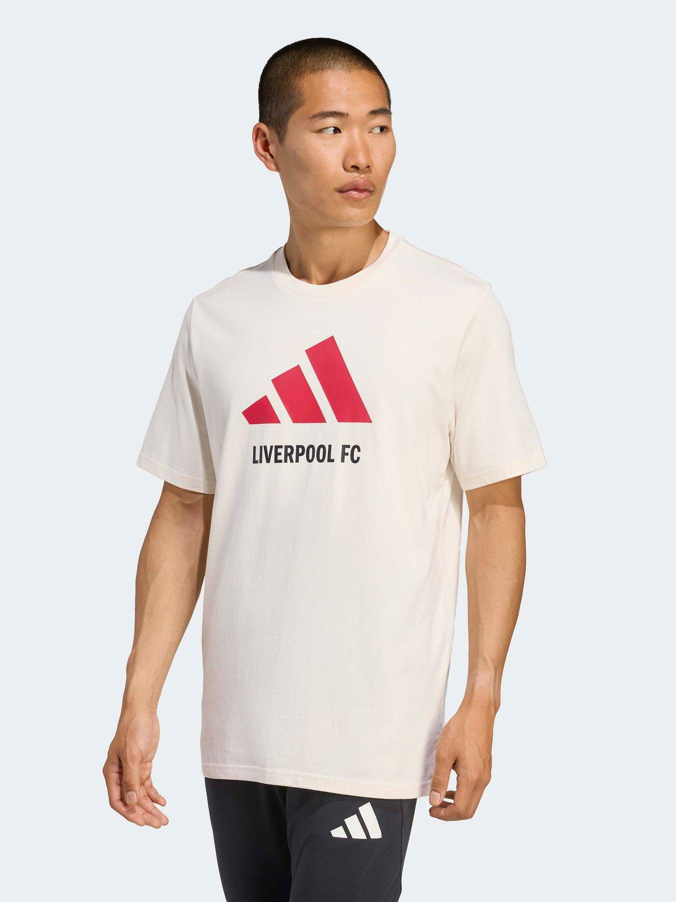 Image 1 of 4 of adidas Mens Liverpool Seasonal T-Shirt&nbsp;- Wonder&nbsp;White