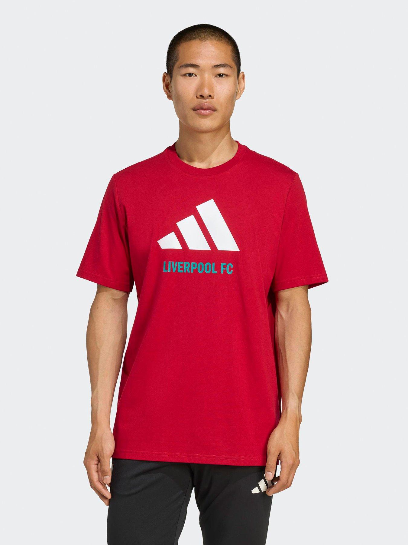 adidas Mens Liverpool Seasonal Tee- Red