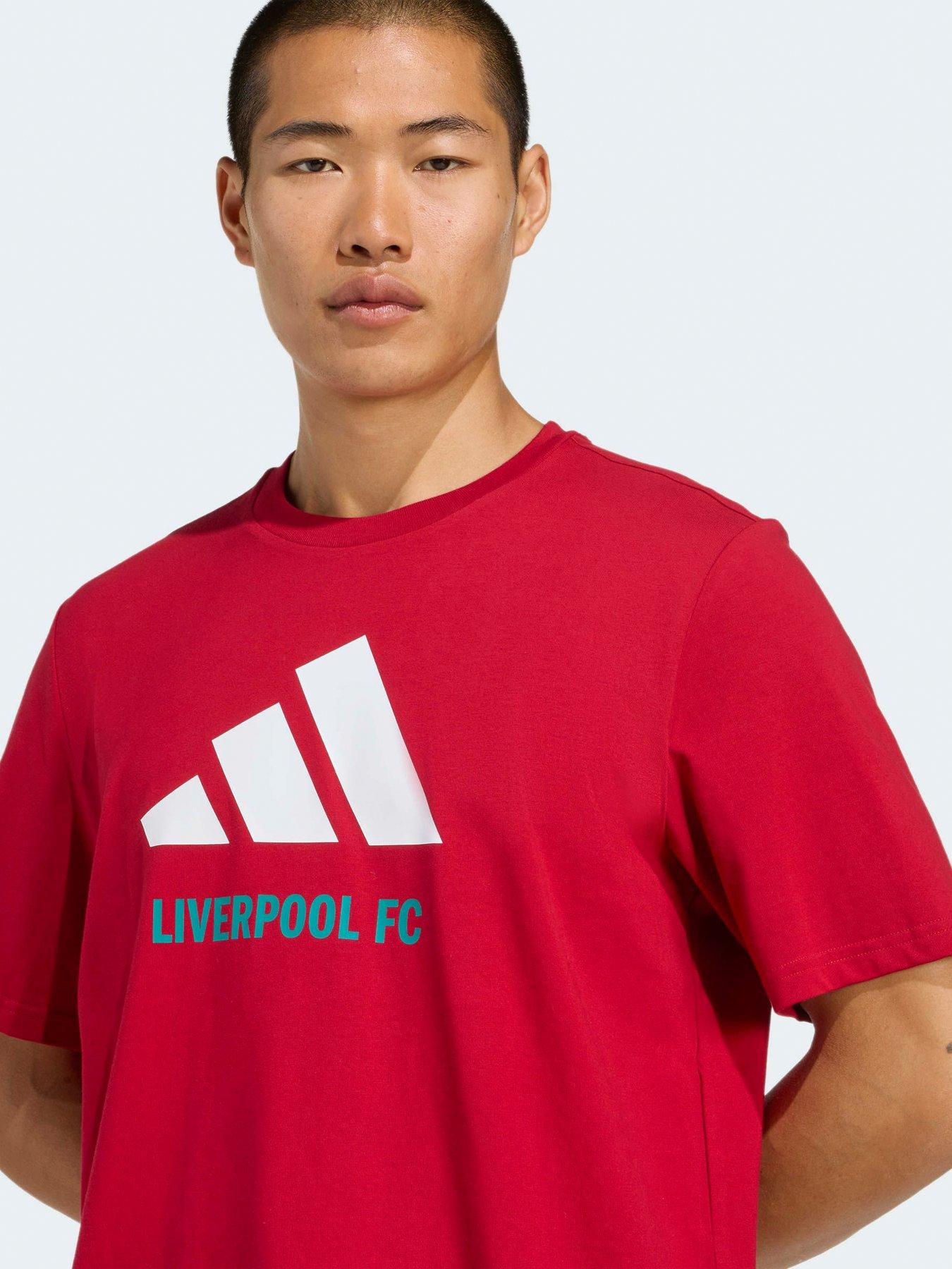 Image 3 of 4 of adidas Mens Liverpool Seasonal Tee- Red