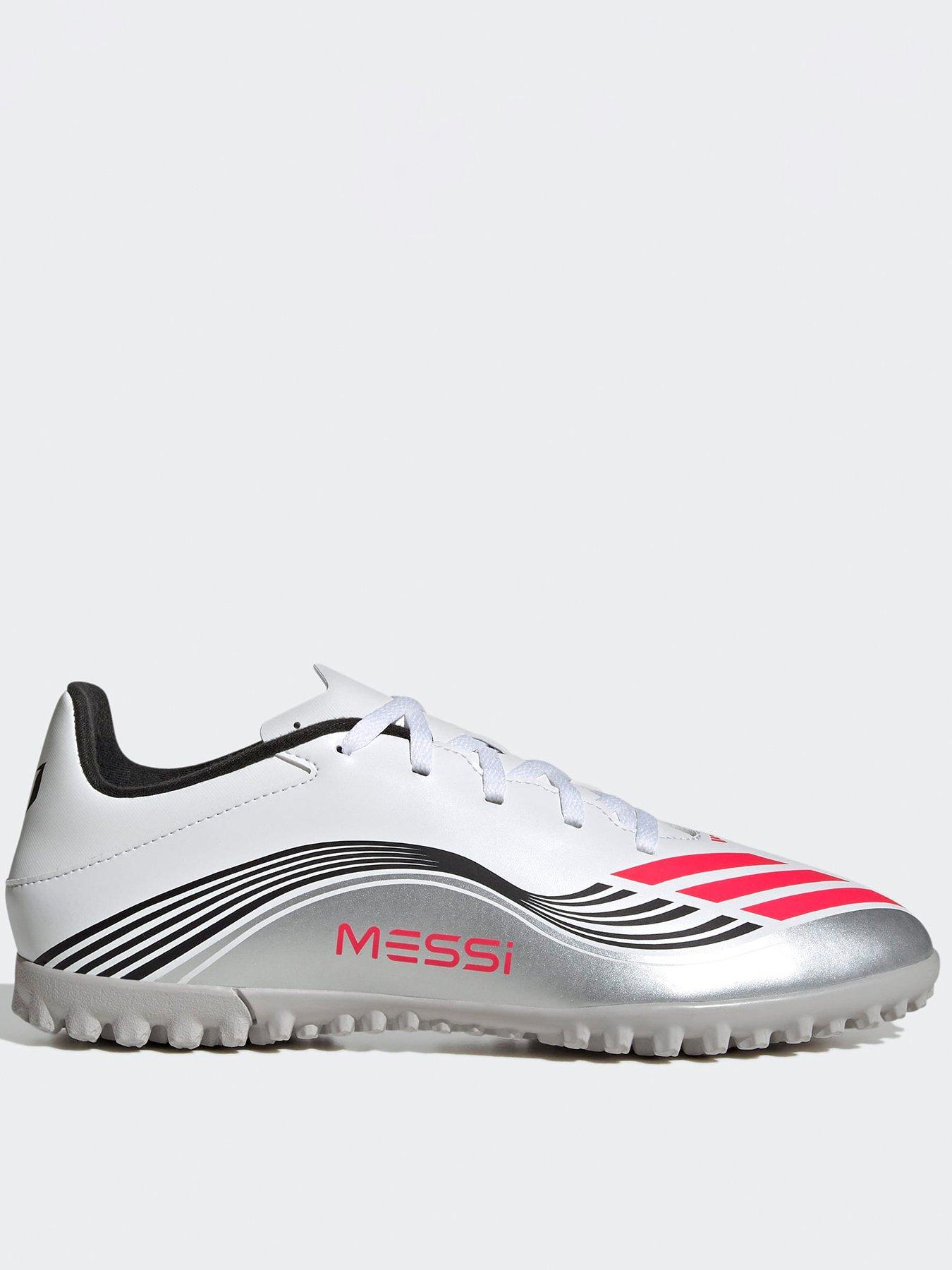 adidas Mens F50 Messi Club Astro Turf Football Boots - White