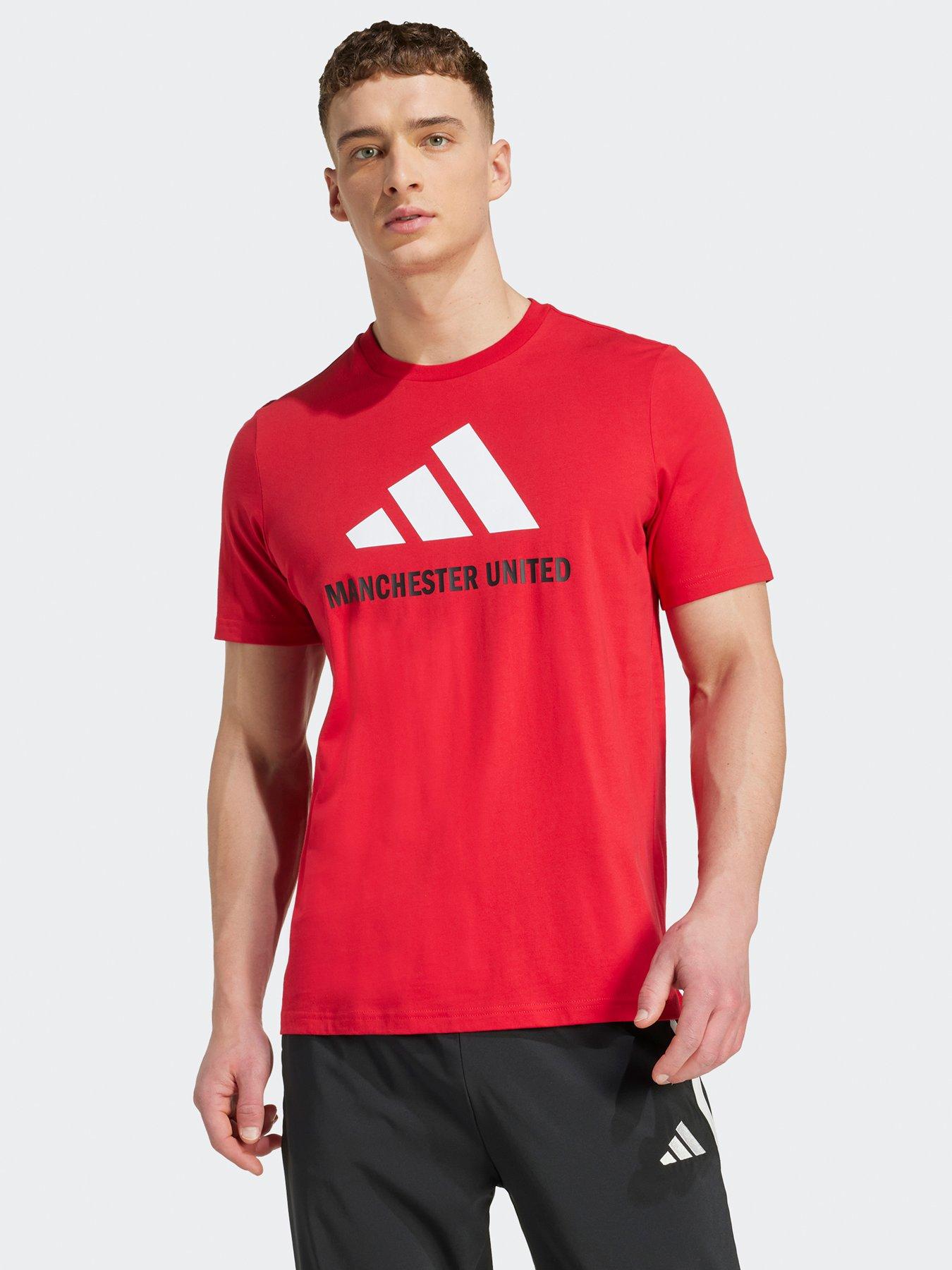adidas Mens Manchester United Szn Tee - Red