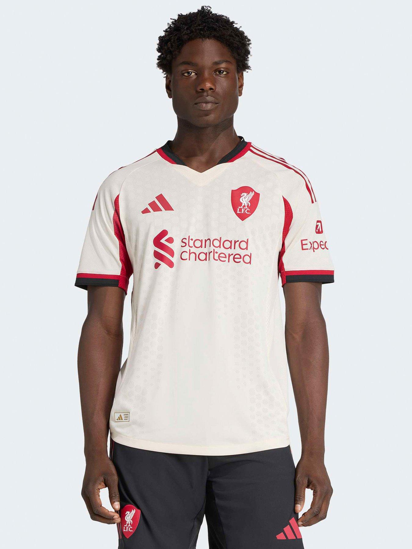 adidas Liverpool Men's 25/26 Away Authentic Replica Shirt - White