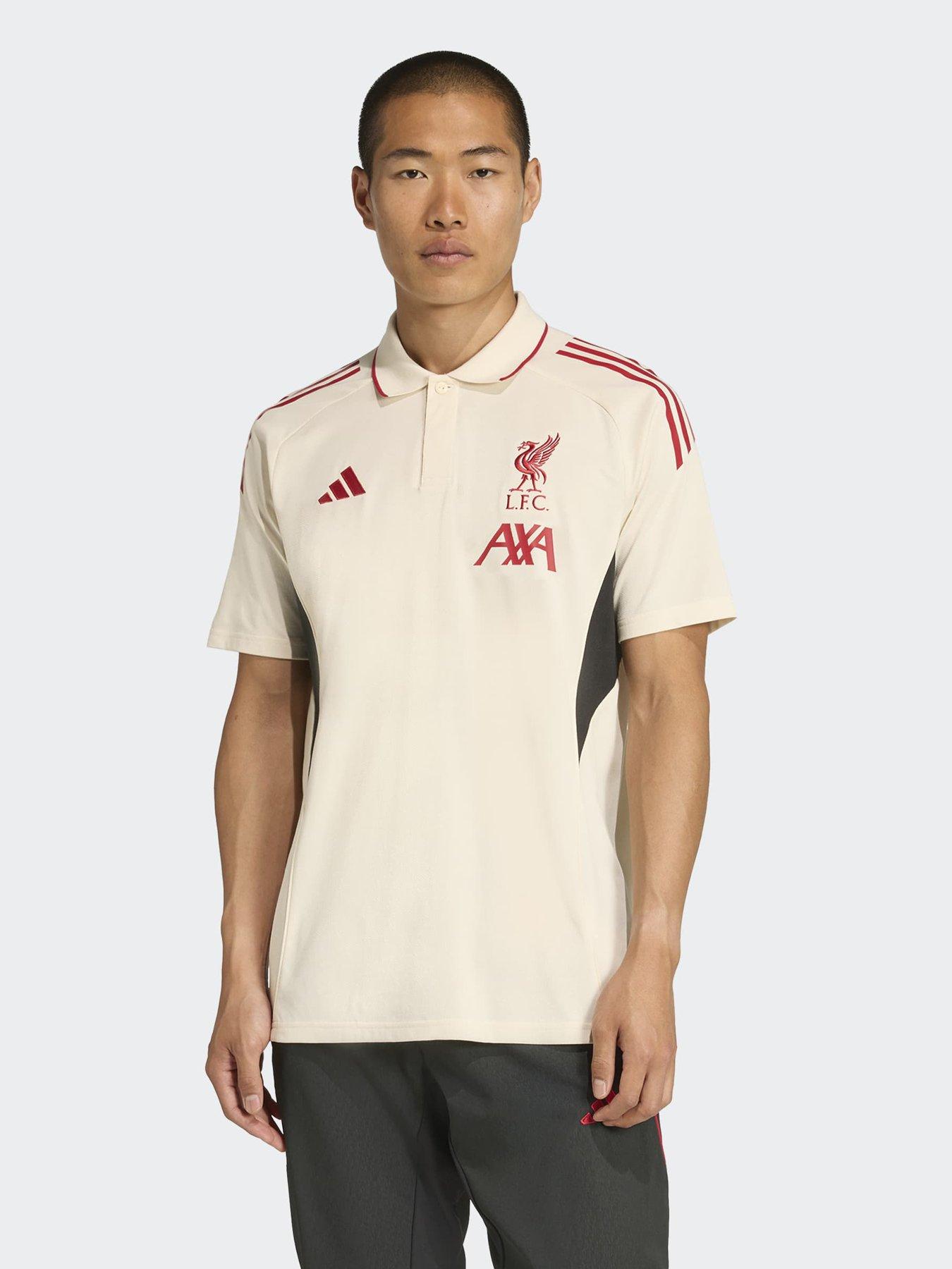 Image 1 of 5 of adidas Mens Liverpool Training Polo - White