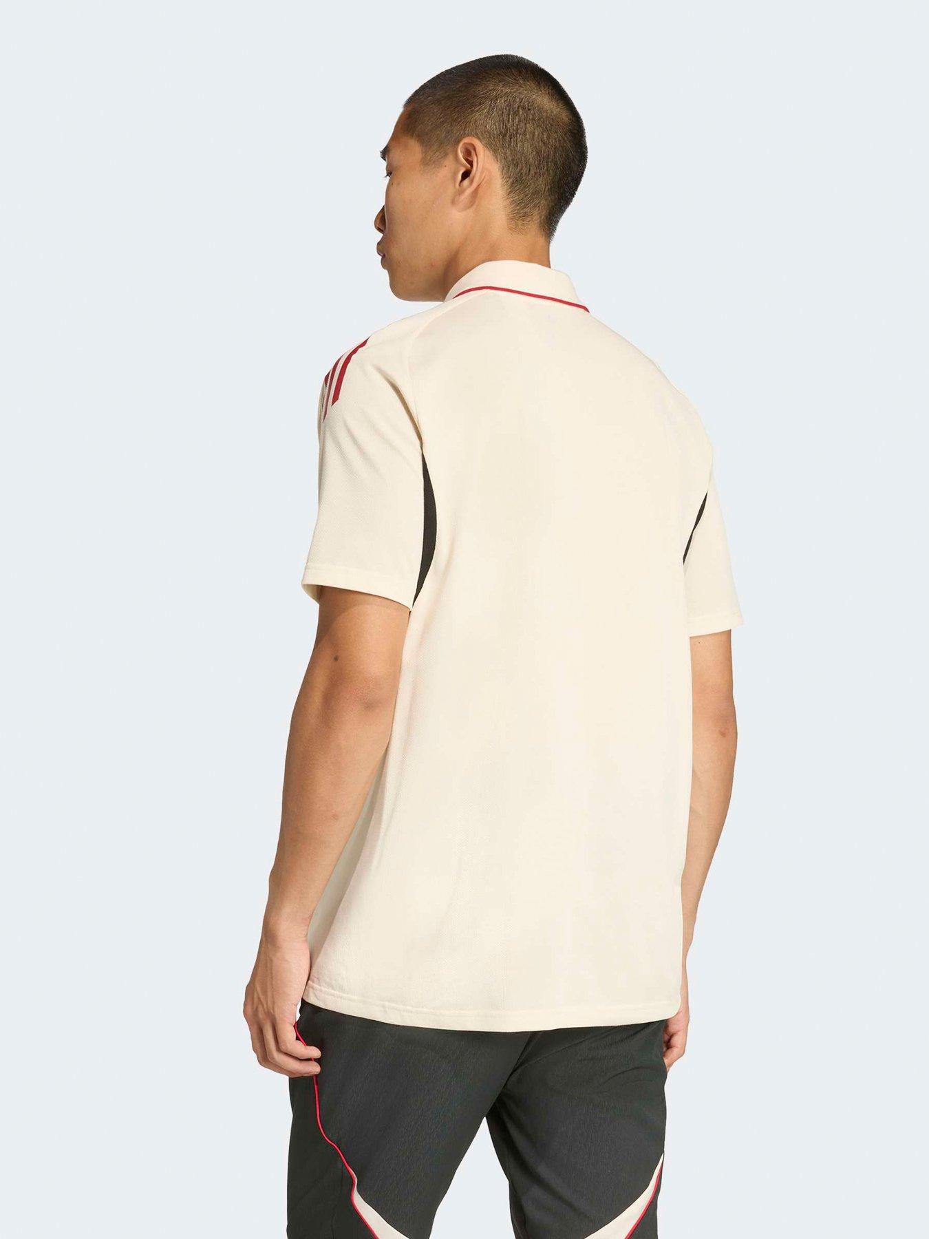 Image 2 of 5 of adidas Mens Liverpool Training Polo - White